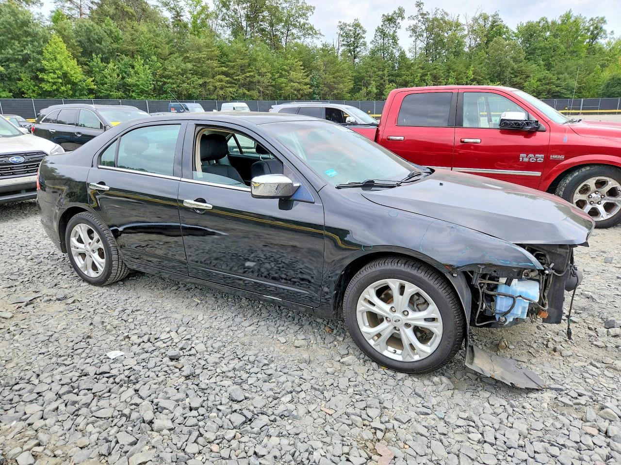 2012 Ford Fusion Se Black vin: 3FAHP0HA6CR145243