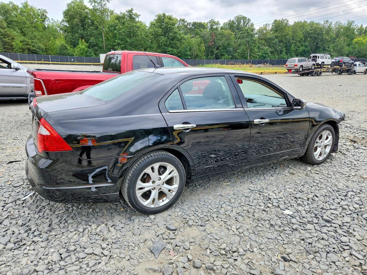 2012 Ford Fusion Se Black vin: 3FAHP0HA6CR145243