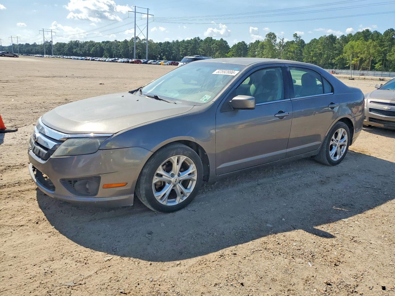 2012 Ford Fusion Se Gray vin: 3FAHP0HA6CR226534
