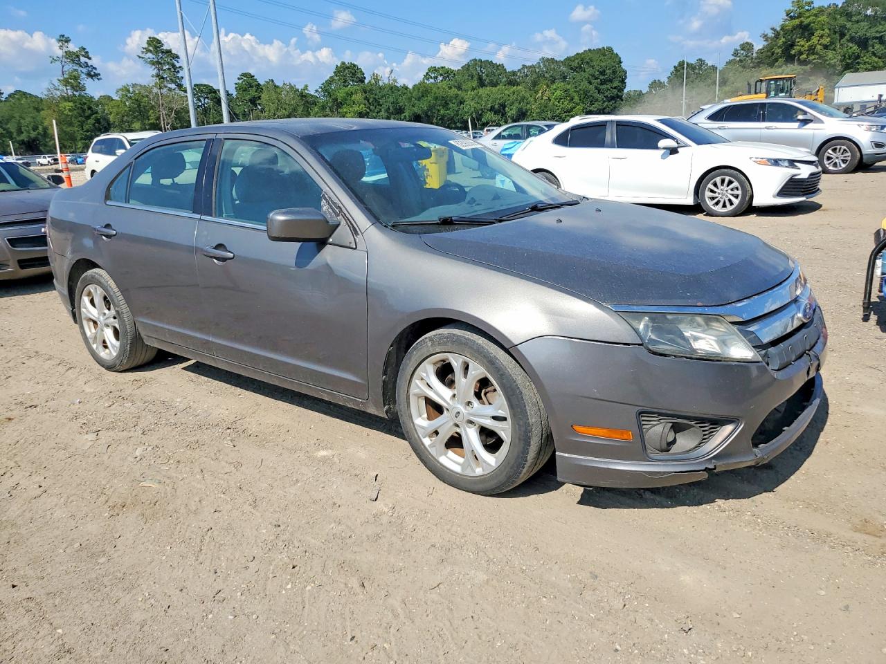 2012 Ford Fusion Se Gray vin: 3FAHP0HA6CR226534