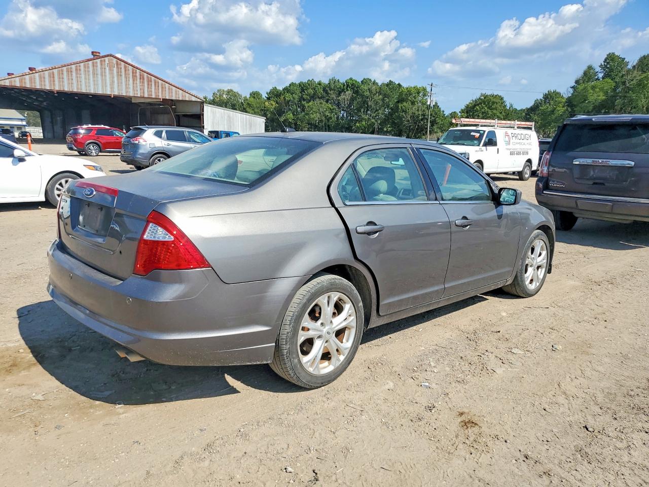 2012 Ford Fusion Se Gray vin: 3FAHP0HA6CR226534
