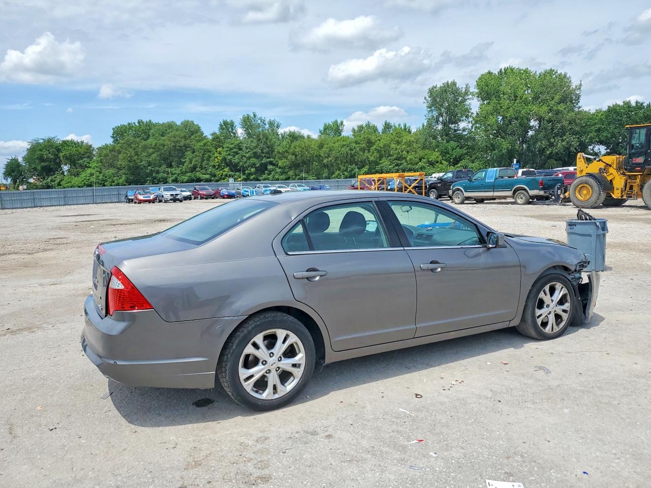 2012 Ford Fusion Se Gray vin: 3FAHP0HA6CR232768