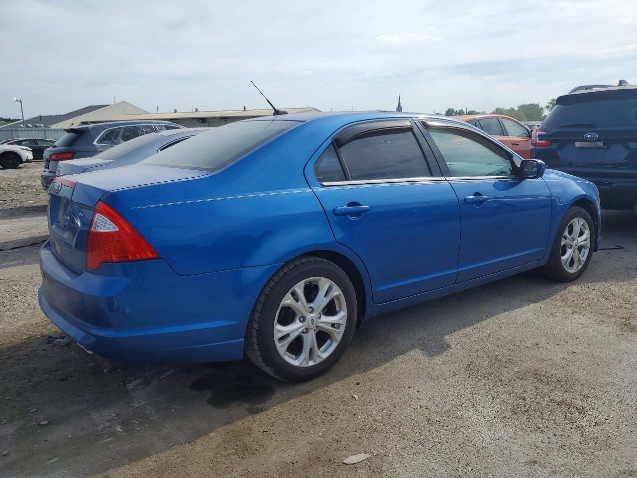 2012 Ford Fusion Se Blue vin: 3FAHP0HA6CR234746