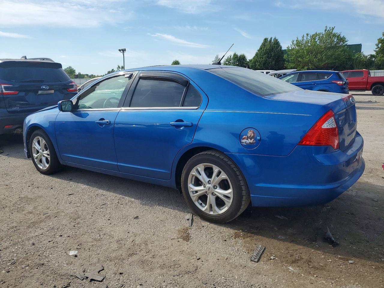 2012 Ford Fusion Se Blue vin: 3FAHP0HA6CR234746