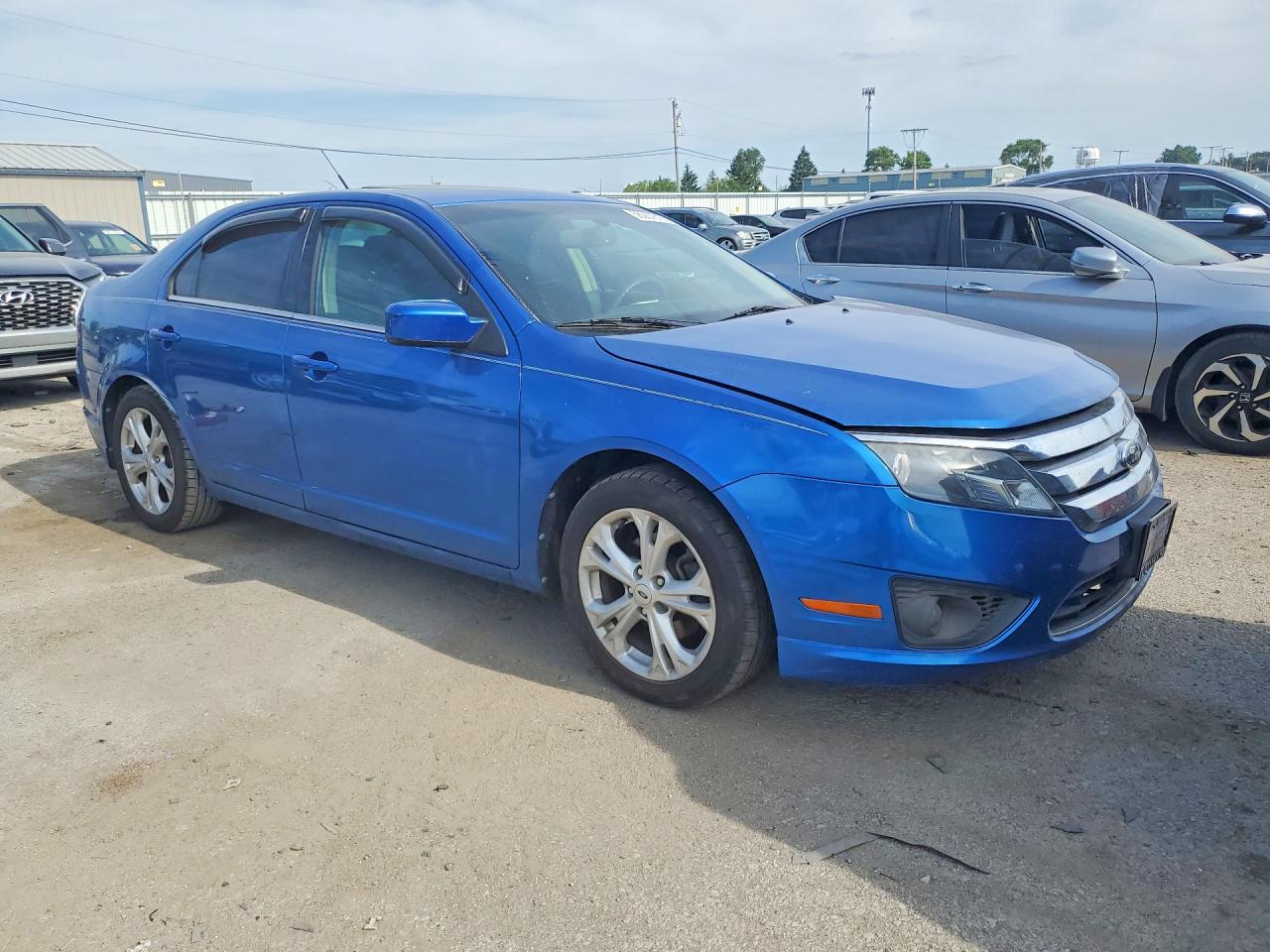2012 Ford Fusion Se Blue vin: 3FAHP0HA6CR234746