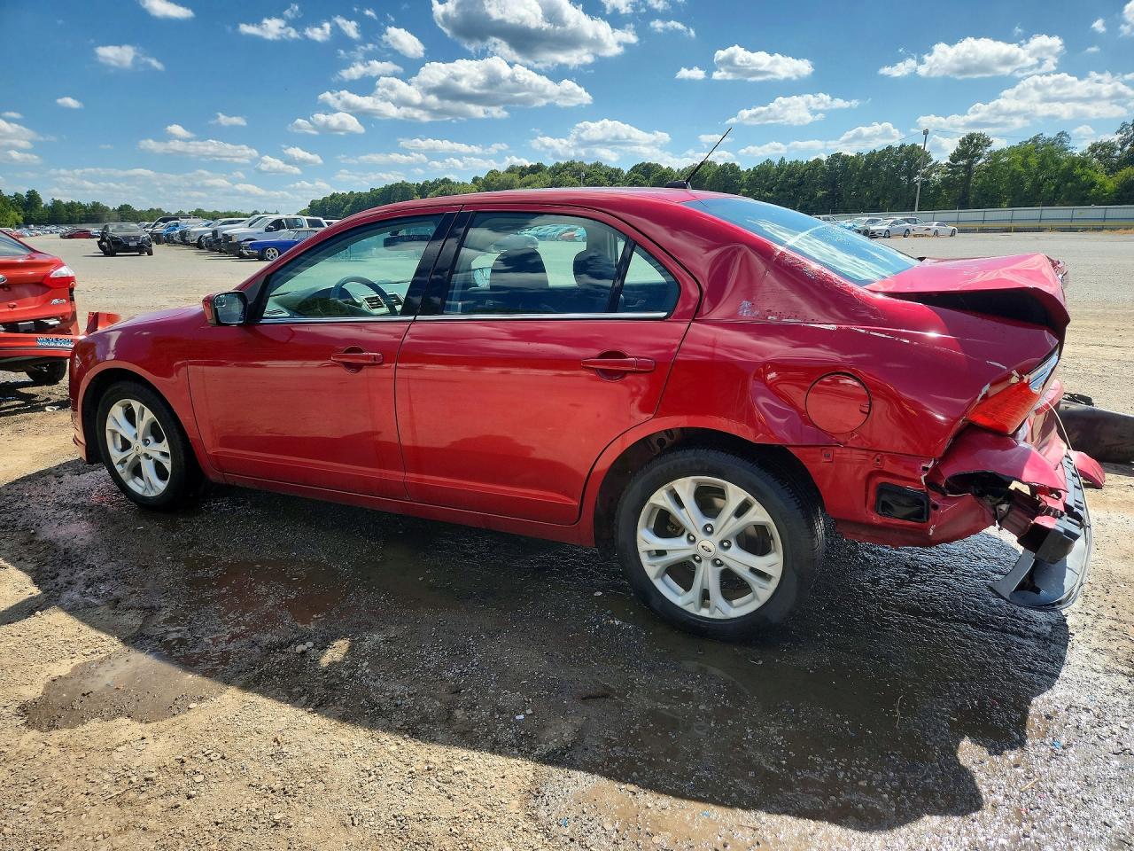 2012 Ford Fusion Se Red vin: 3FAHP0HA6CR242992