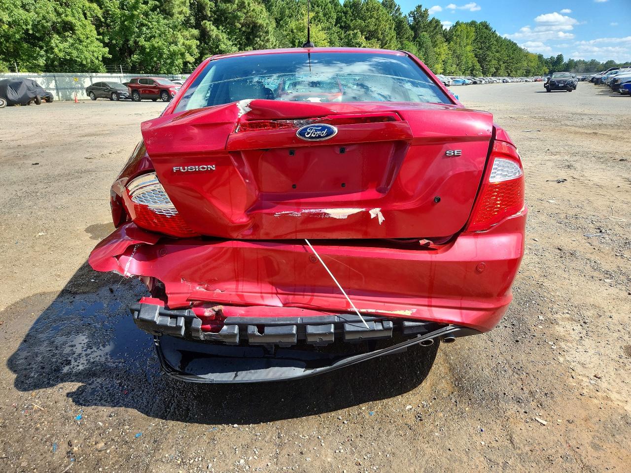 2012 Ford Fusion Se Red vin: 3FAHP0HA6CR242992