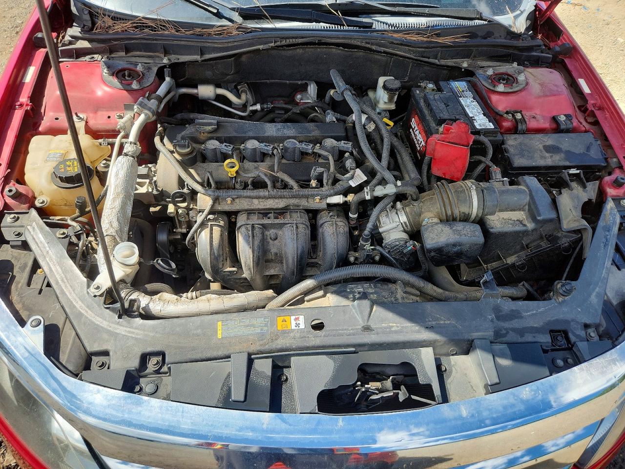2012 Ford Fusion Se Red vin: 3FAHP0HA6CR242992