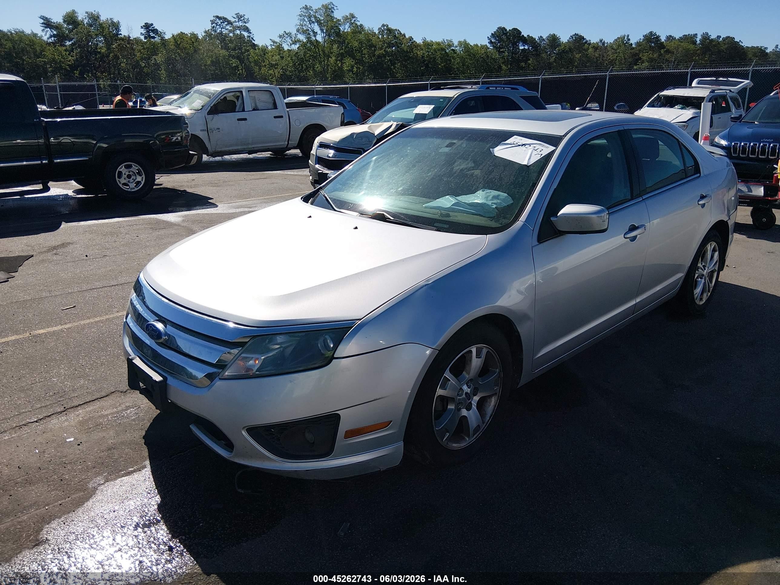 2012 Ford Fusion Se Silver vin: 3FAHP0HA6CR267357
