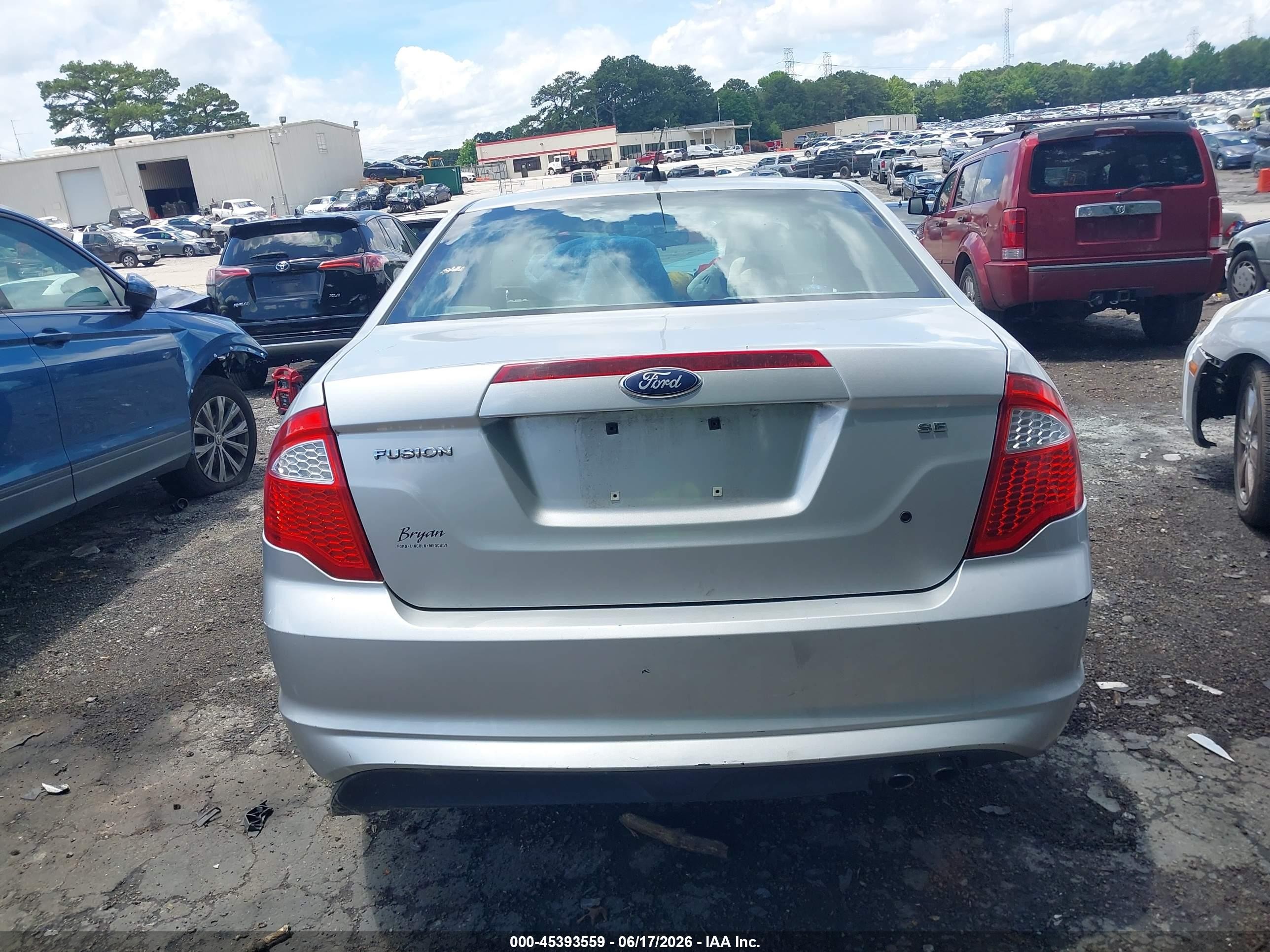 2012 Ford Fusion Se Silver vin: 3FAHP0HA6CR281792