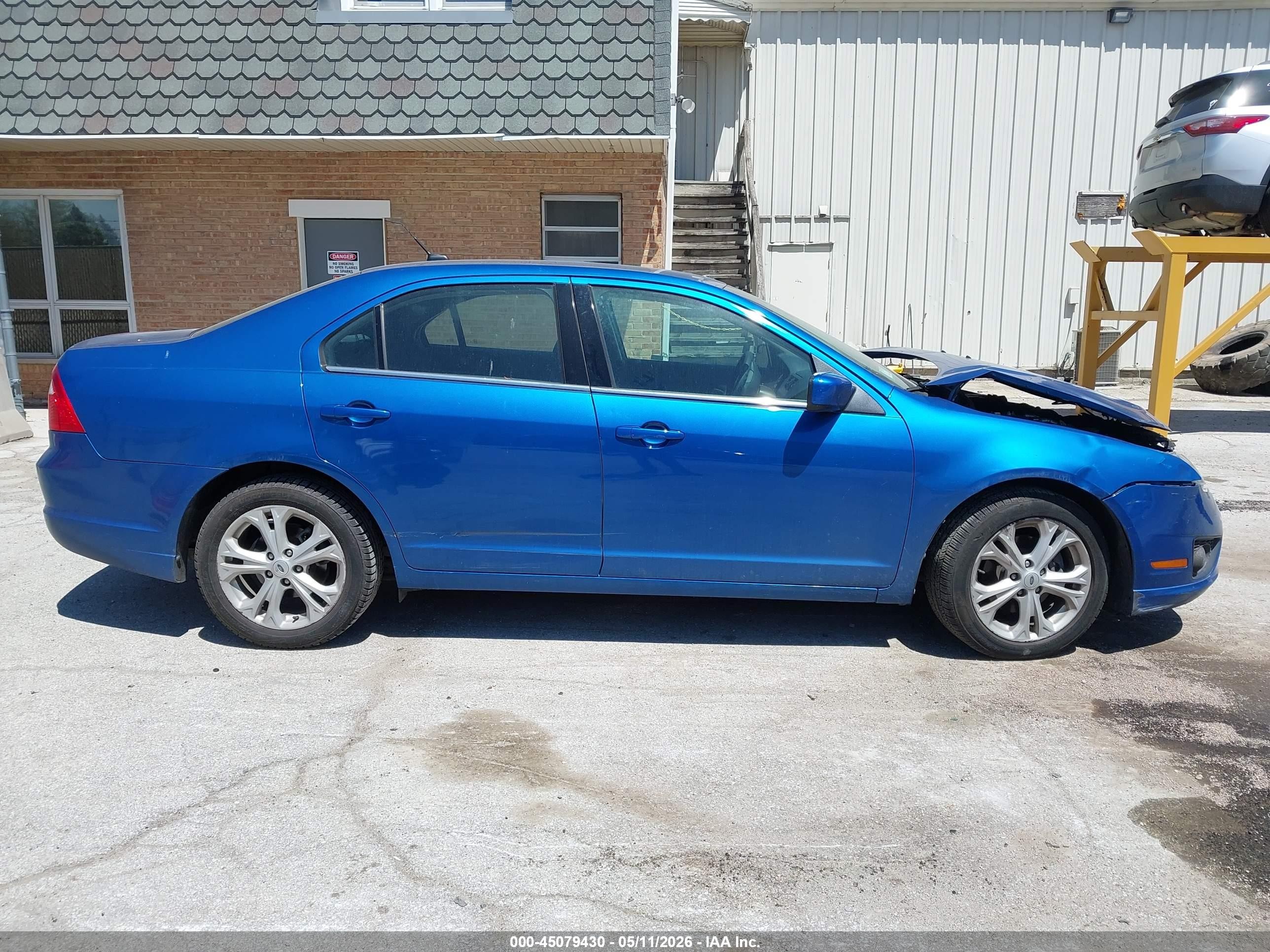 2012 Ford Fusion Se Blue vin: 3FAHP0HA6CR295899