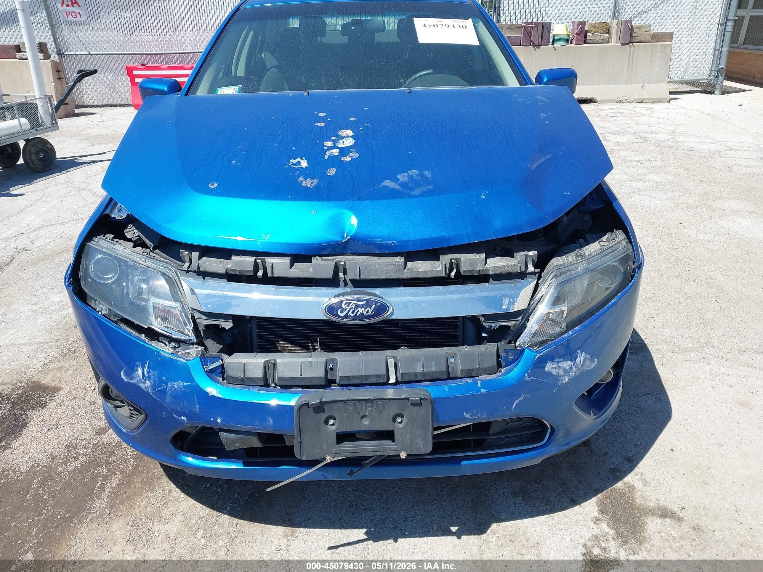 2012 Ford Fusion Se Blue vin: 3FAHP0HA6CR295899