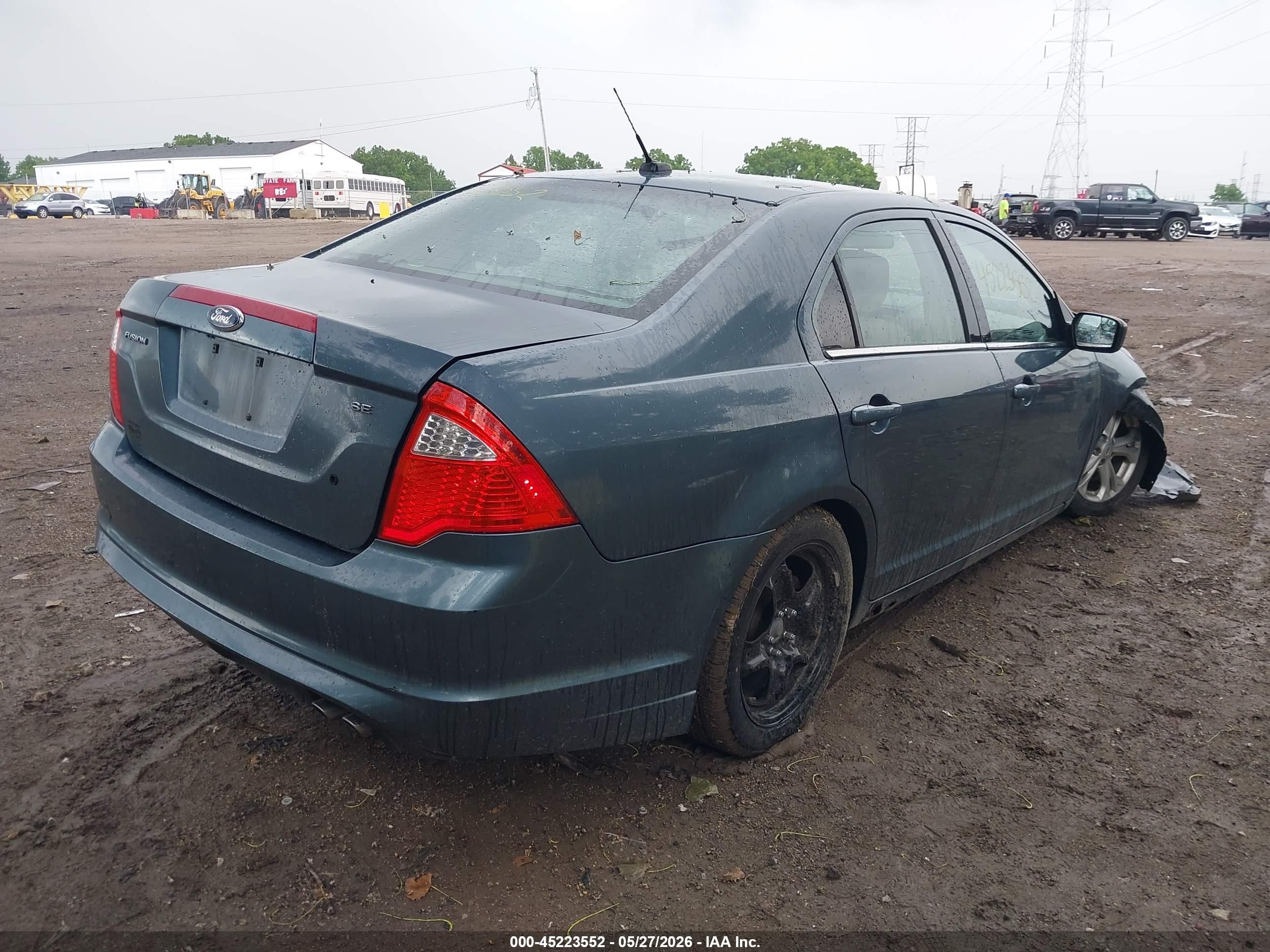 2012 Ford Fusion Se Blue vin: 3FAHP0HA6CR297006
