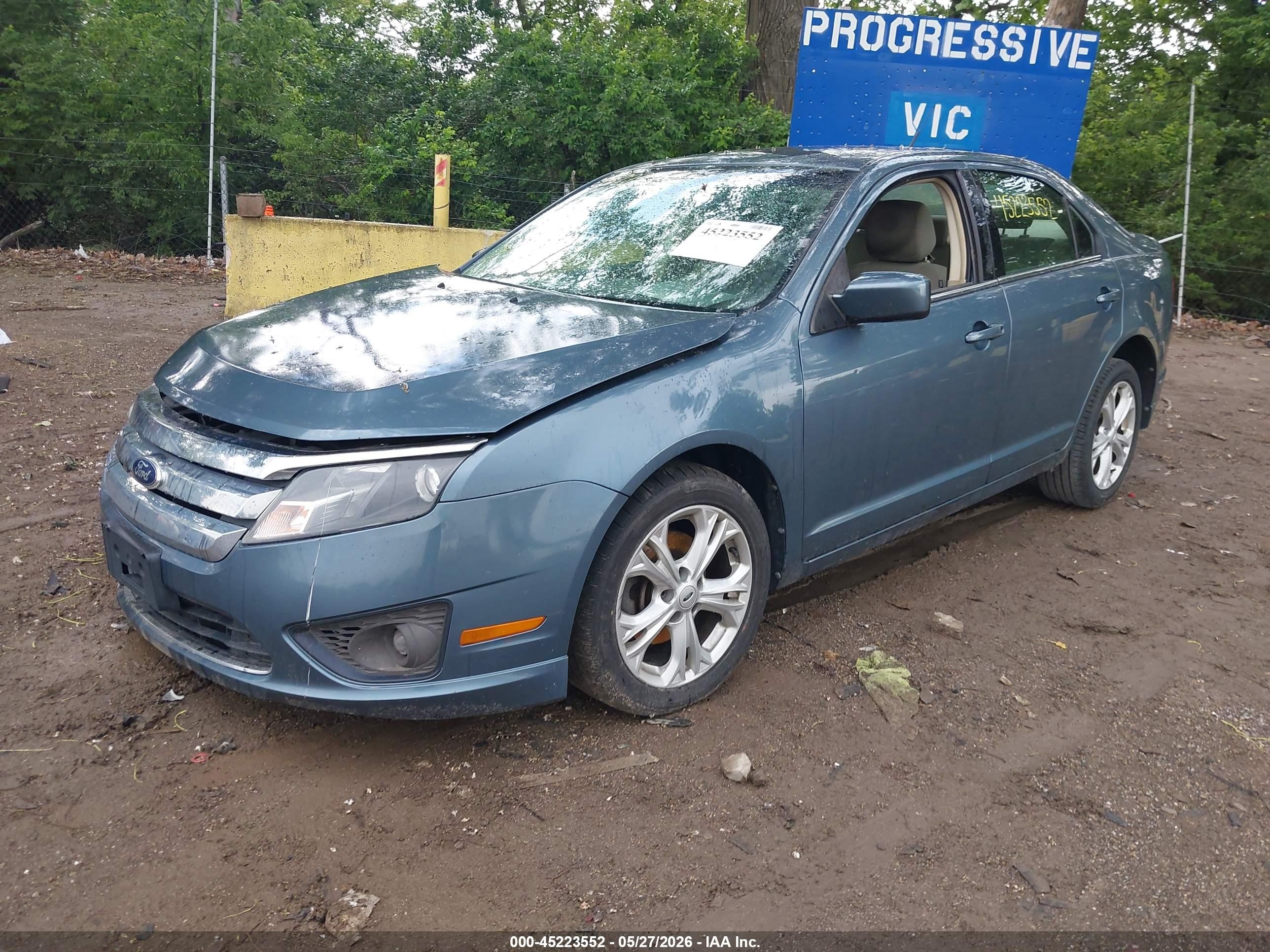 2012 Ford Fusion Se Blue vin: 3FAHP0HA6CR297006