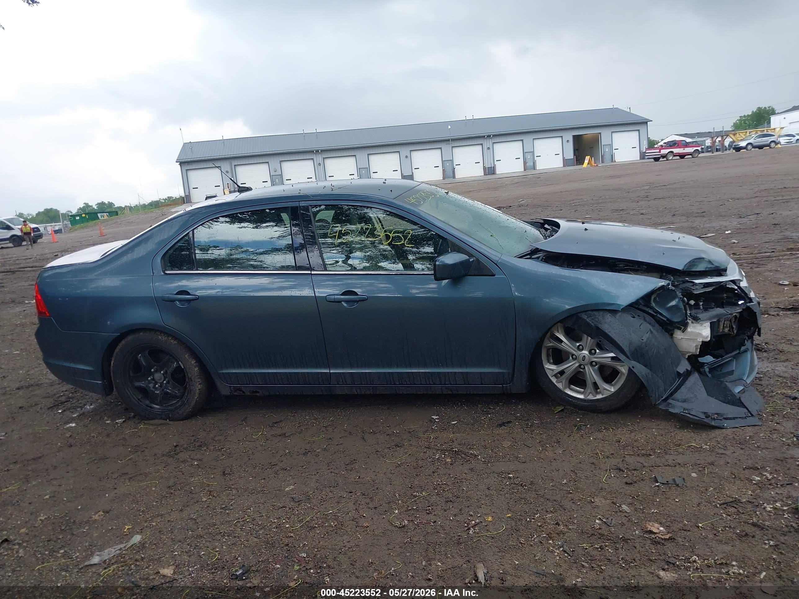 2012 Ford Fusion Se Blue vin: 3FAHP0HA6CR297006