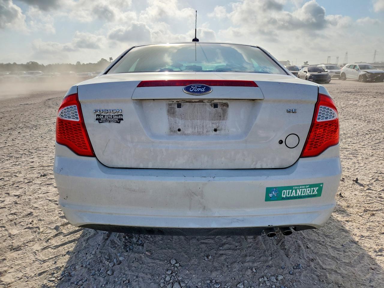 2012 Ford Fusion Se White vin: 3FAHP0HA6CR303614