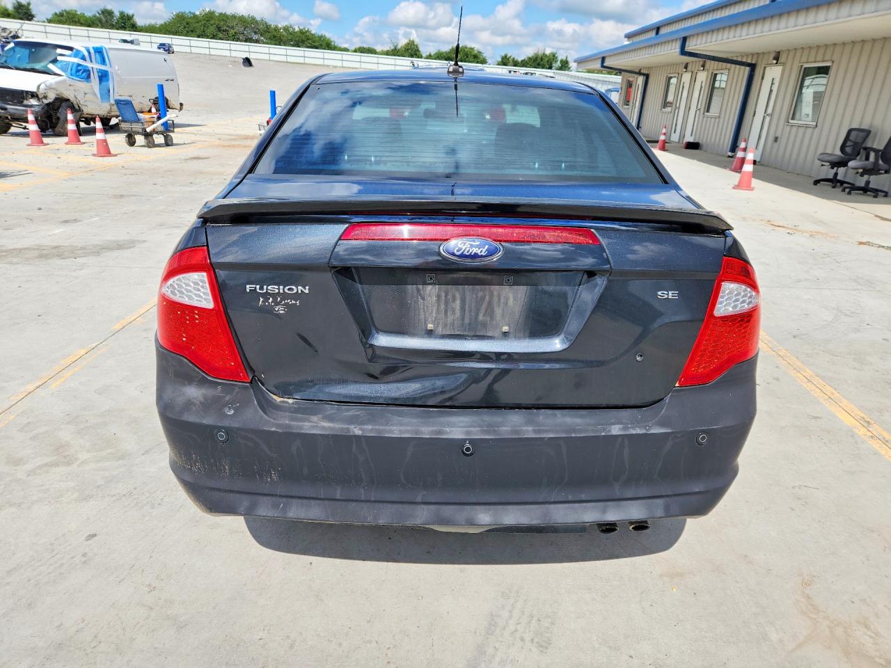 2012 Ford Fusion Черный vin: 3FAHP0HA6CR362209