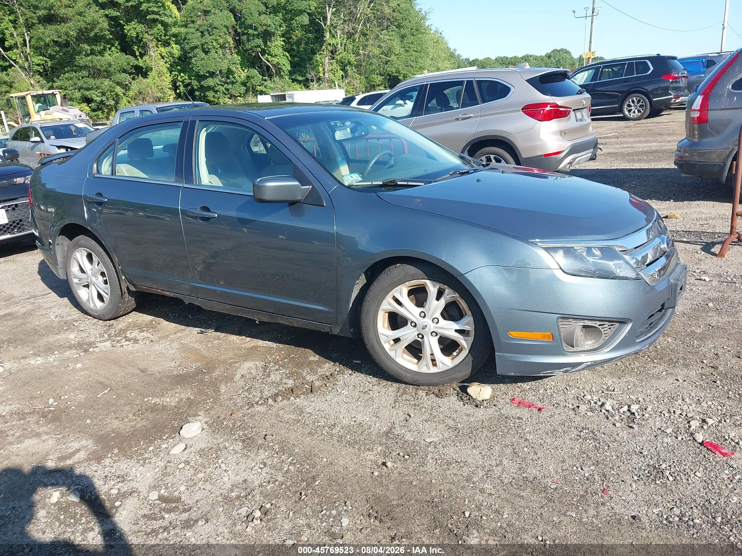 2012 Ford Fusion Se Green vin: 3FAHP0HA6CR386882