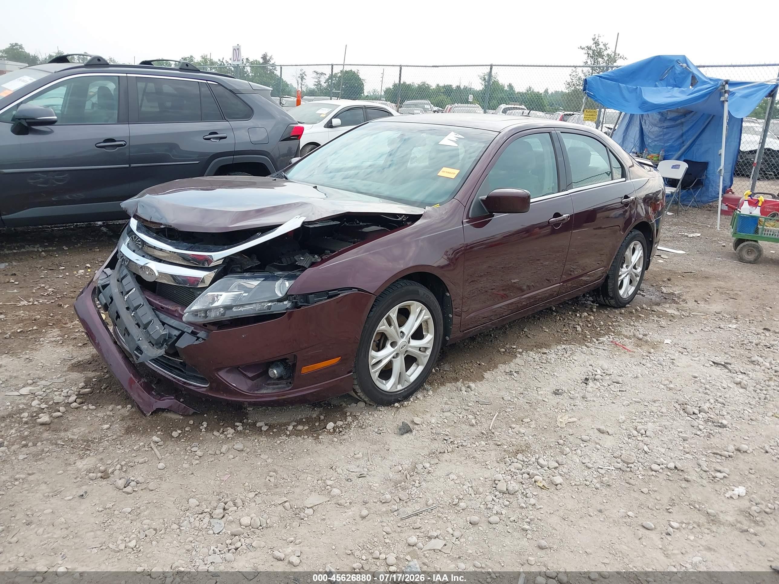 2012 Ford Fusion Se Красный vin: 3FAHP0HA6CR391614