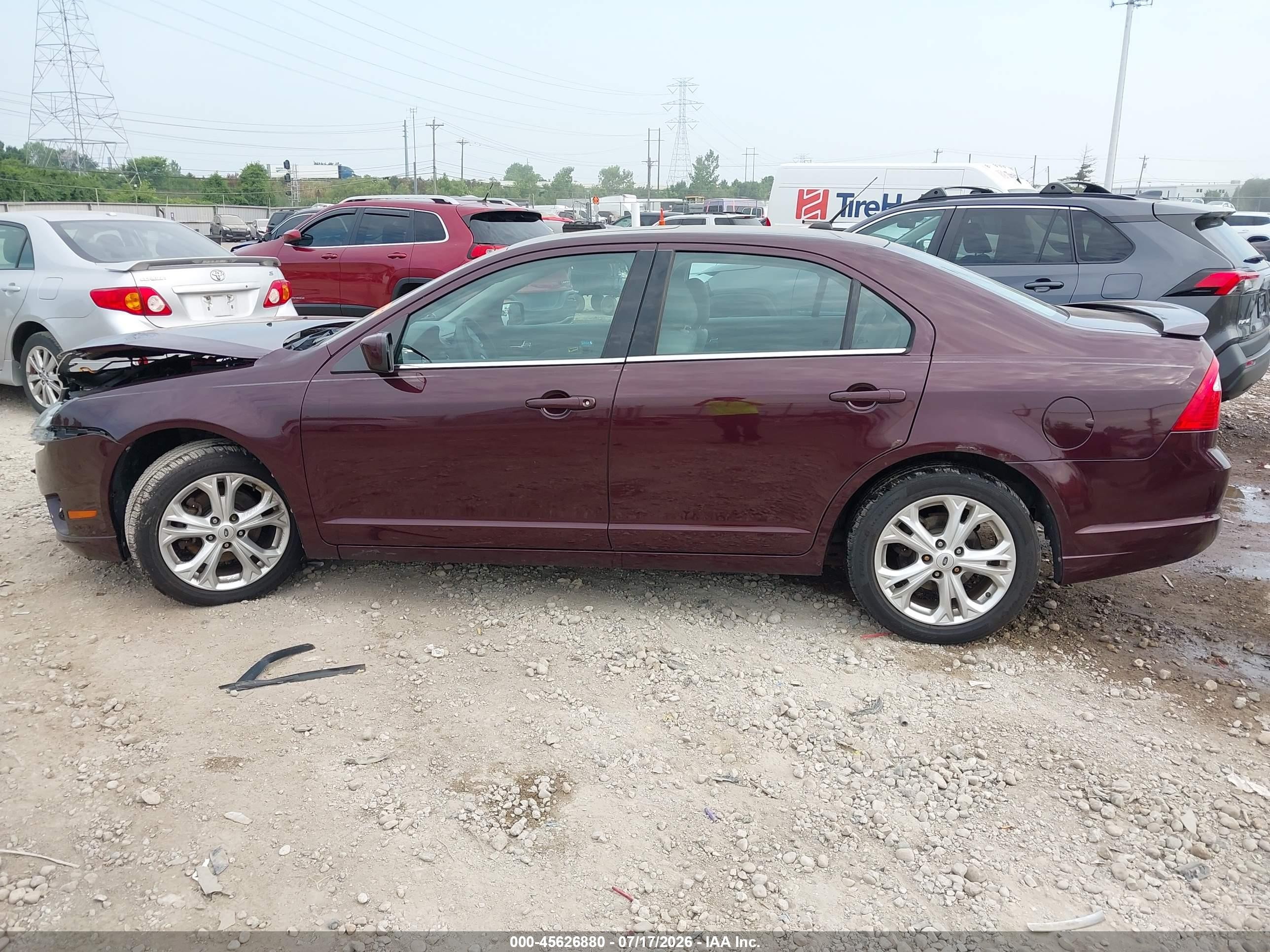 2012 Ford Fusion Se Красный vin: 3FAHP0HA6CR391614