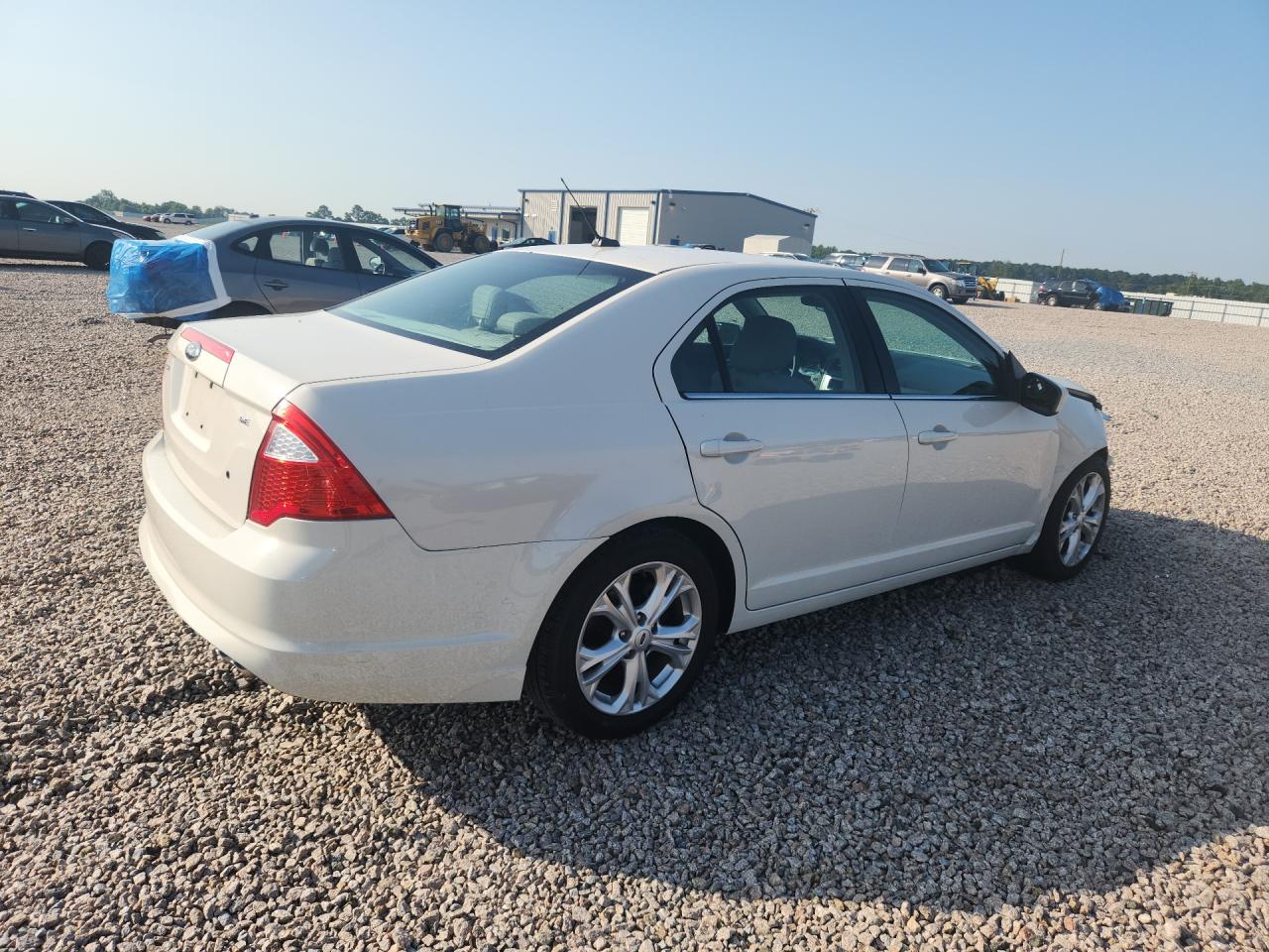 2012 Ford Fusion Se White vin: 3FAHP0HA6CR410193