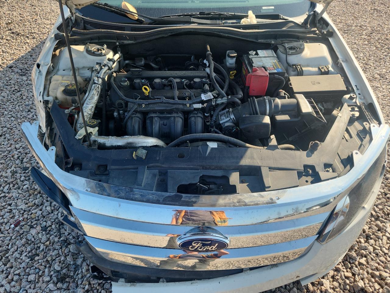 2012 Ford Fusion Se White vin: 3FAHP0HA6CR410193
