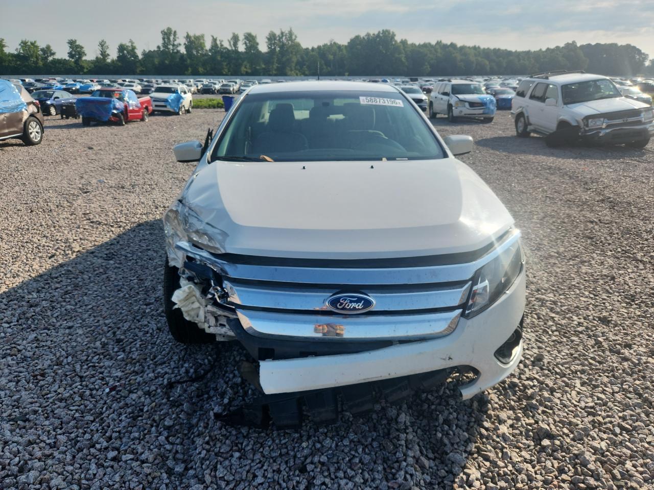 2012 Ford Fusion Se White vin: 3FAHP0HA6CR410193