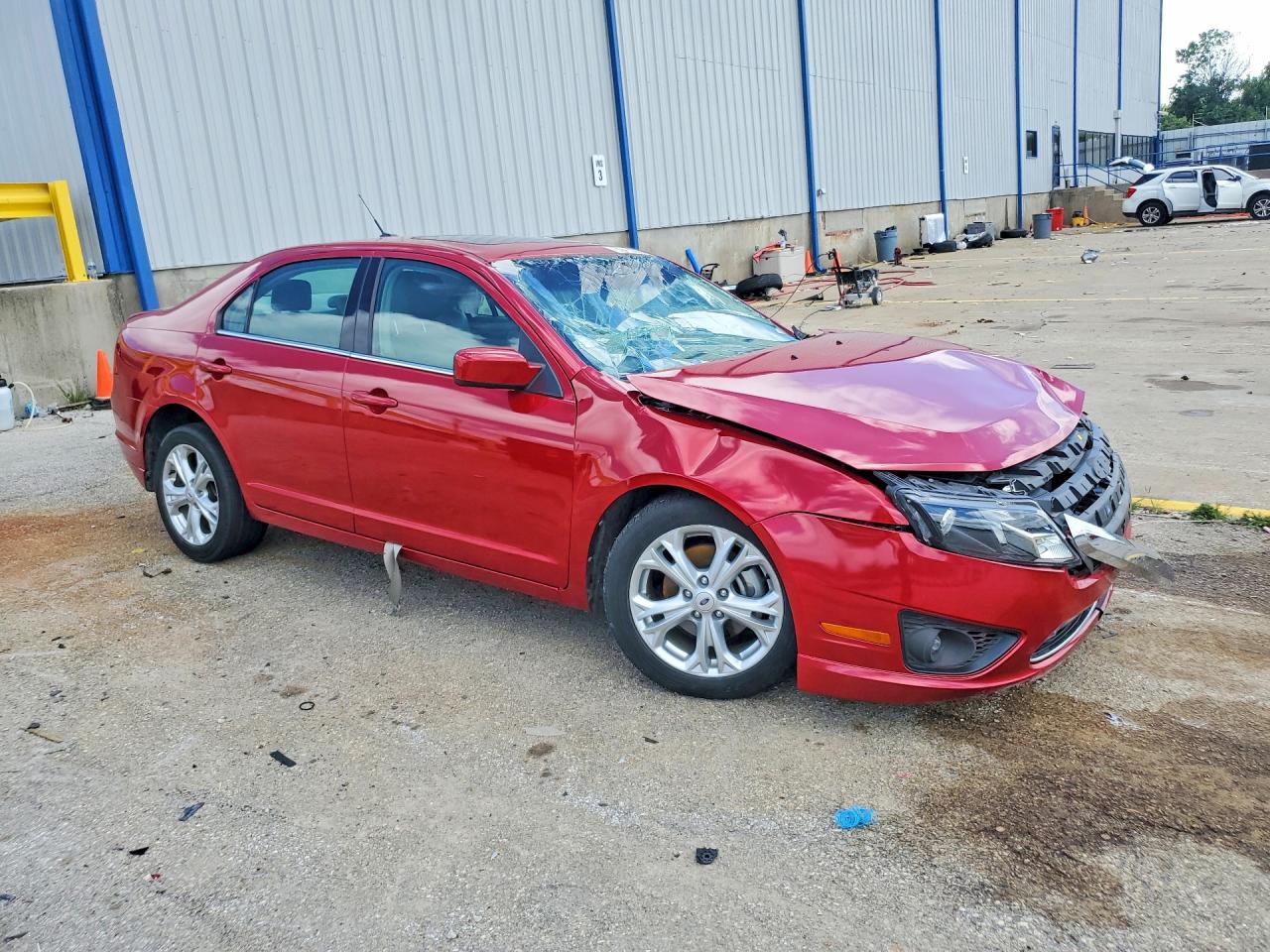 2012 Ford Fusion Se Red vin: 3FAHP0HA6CR427866