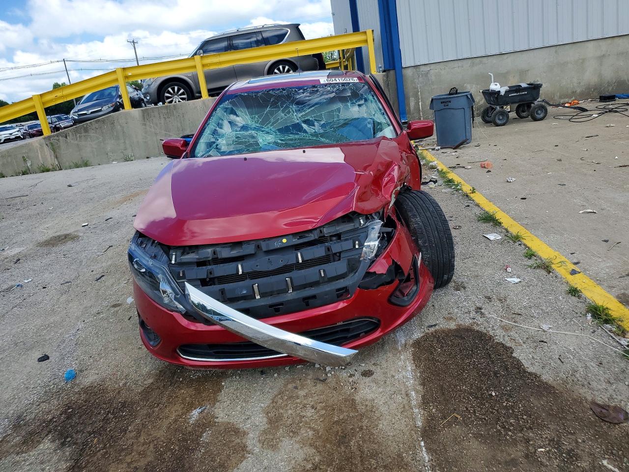 2012 Ford Fusion Se Red vin: 3FAHP0HA6CR427866