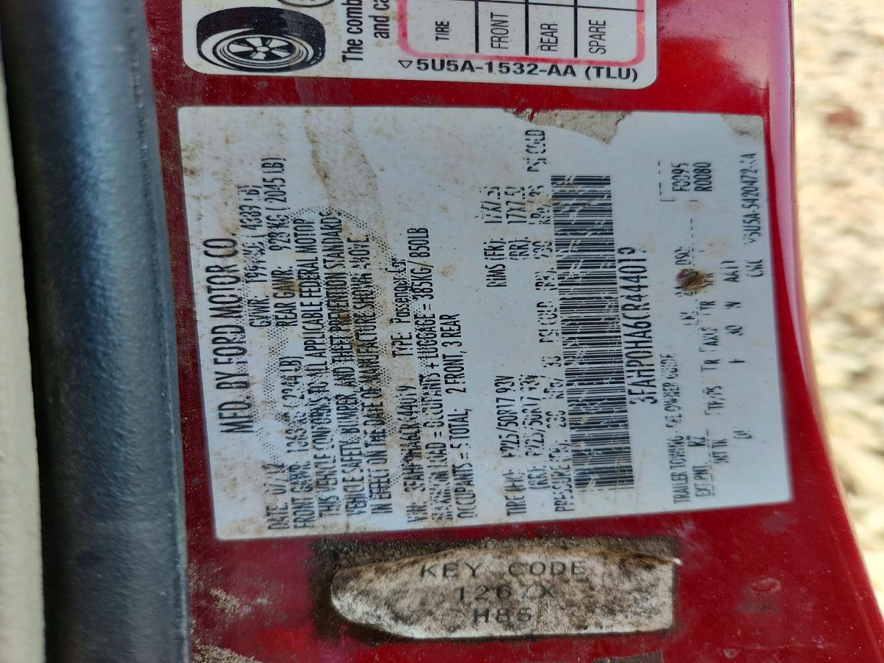 2012 Ford Fusion Se Red vin: 3FAHP0HA6CR444019