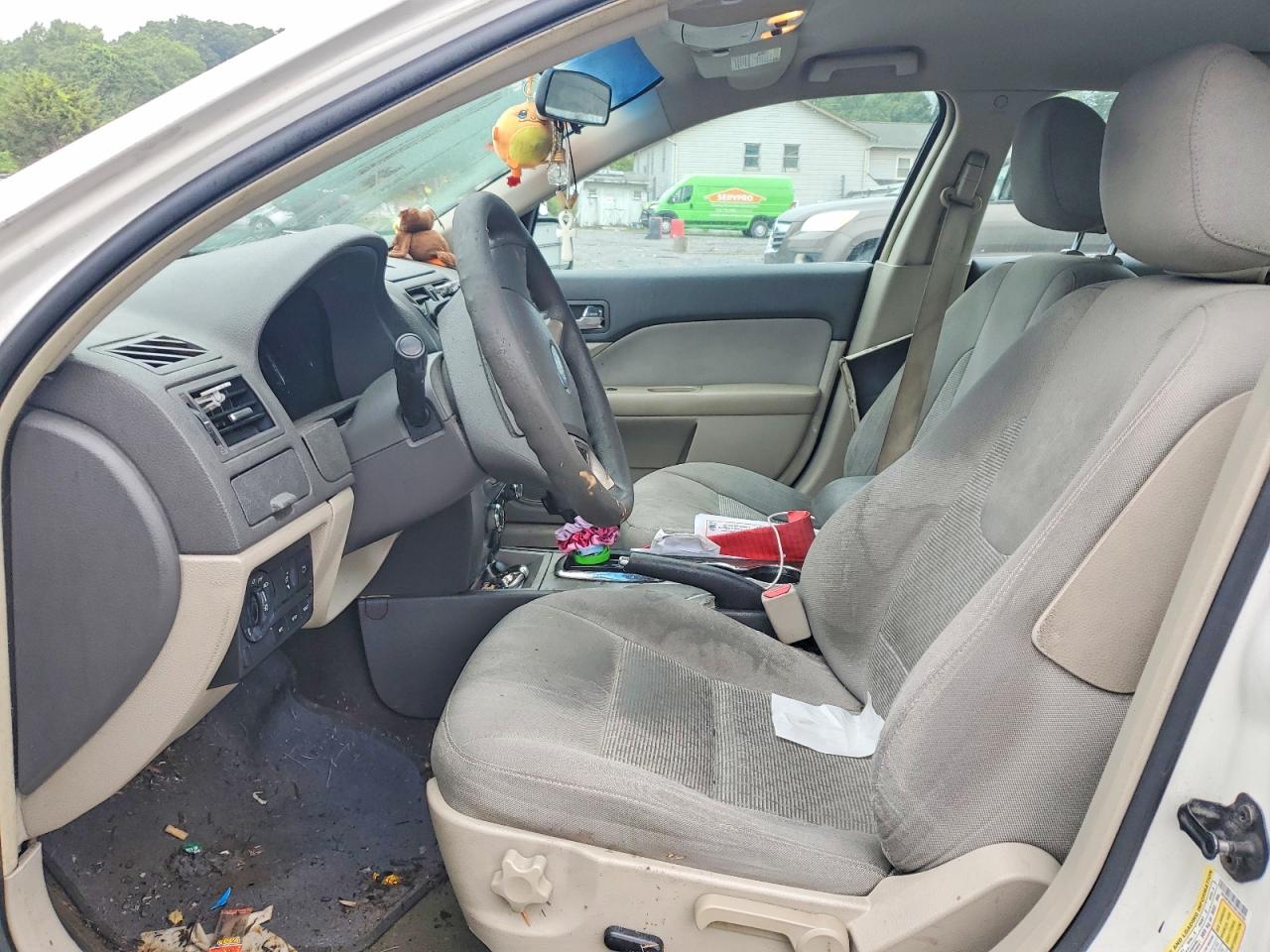 2010 Ford Fusion Se White vin: 3FAHP0HA7AR156782