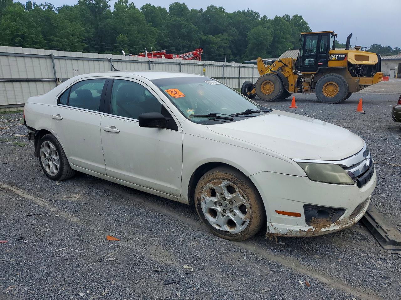 2010 Ford Fusion Se White vin: 3FAHP0HA7AR156782