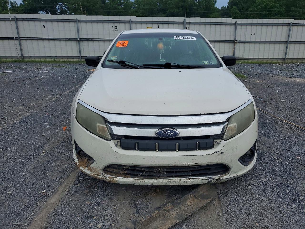 2010 Ford Fusion Se White vin: 3FAHP0HA7AR156782