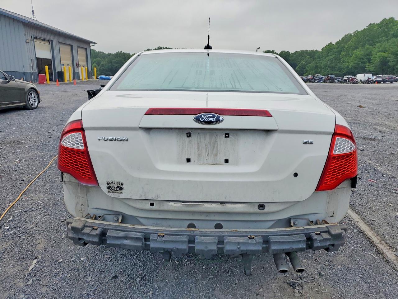 2010 Ford Fusion Se White vin: 3FAHP0HA7AR156782
