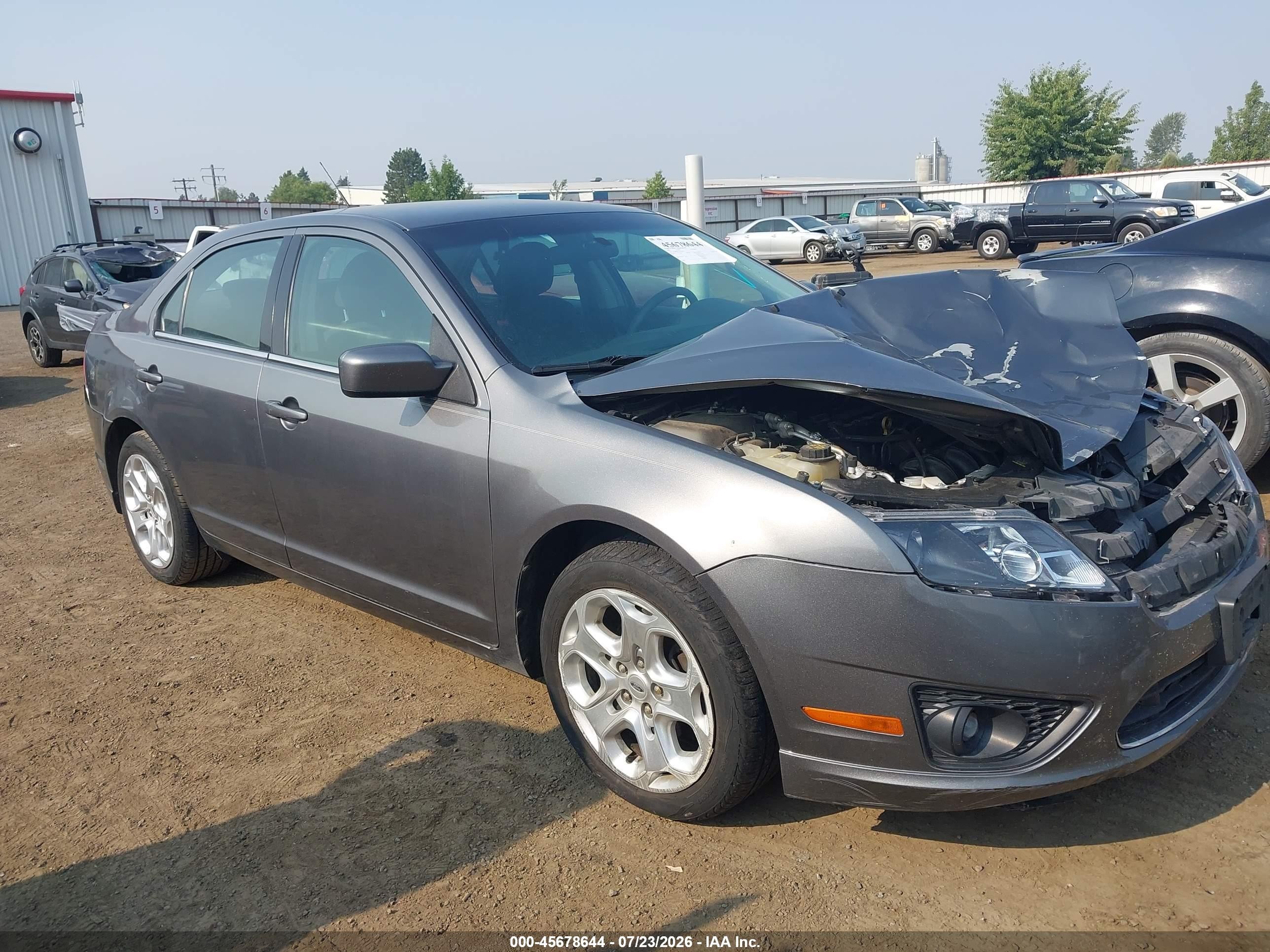 2010 Ford Fusion Se Gray vin: 3FAHP0HA7AR158645
