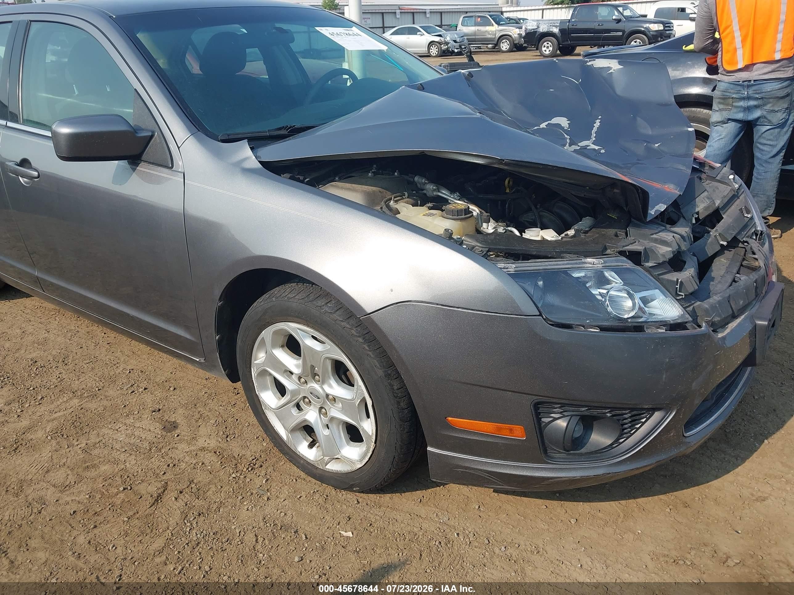 2010 Ford Fusion Se Серый vin: 3FAHP0HA7AR158645