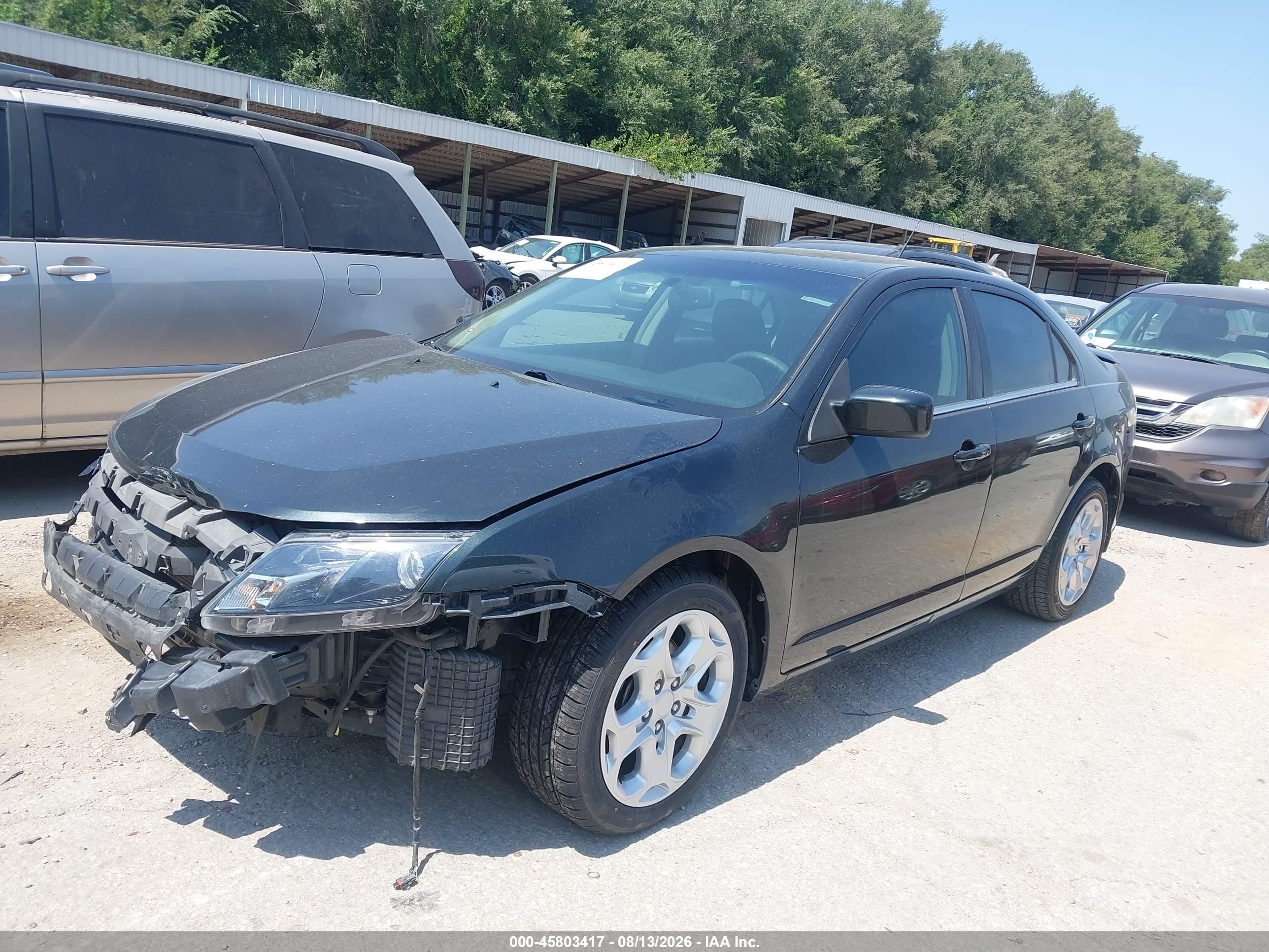 2010 Ford Fusion Se Black vin: 3FAHP0HA7AR198157