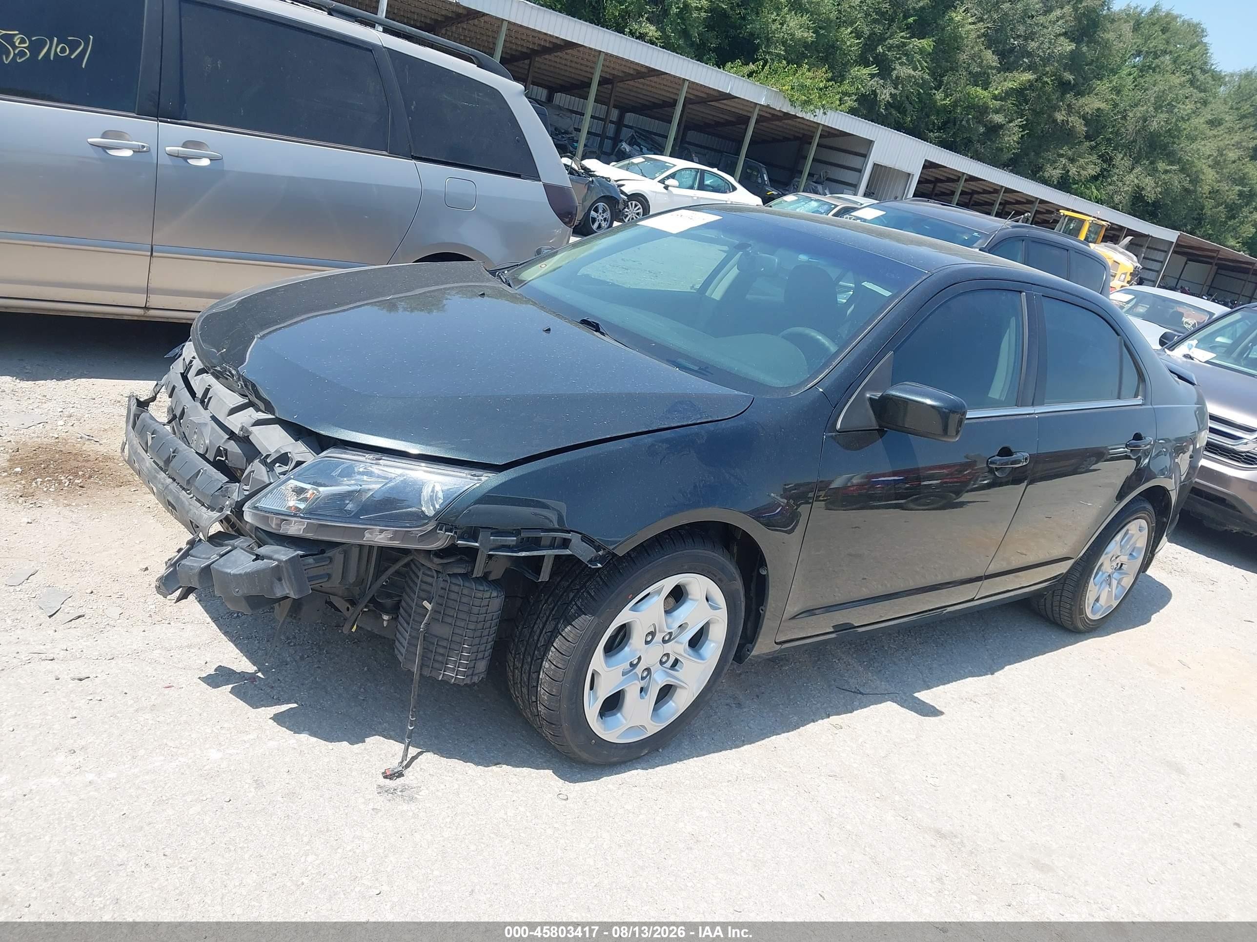 2010 Ford Fusion Se Black vin: 3FAHP0HA7AR198157