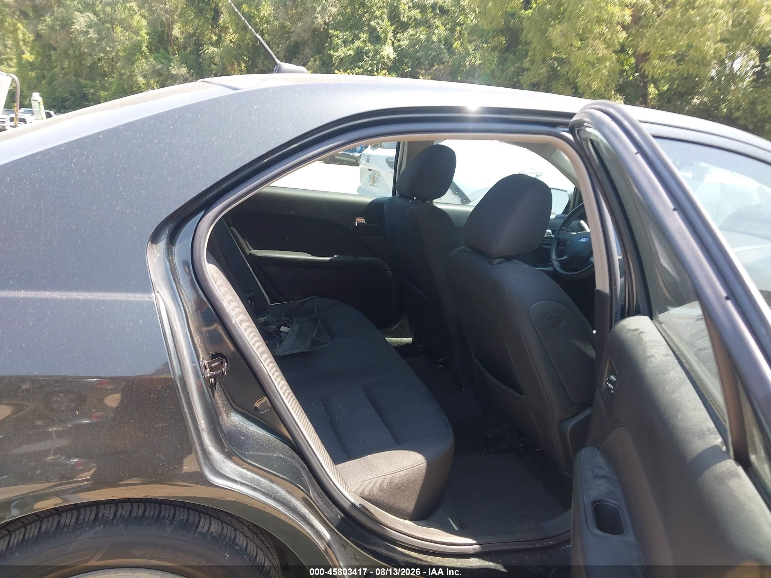 2010 Ford Fusion Se Black vin: 3FAHP0HA7AR198157
