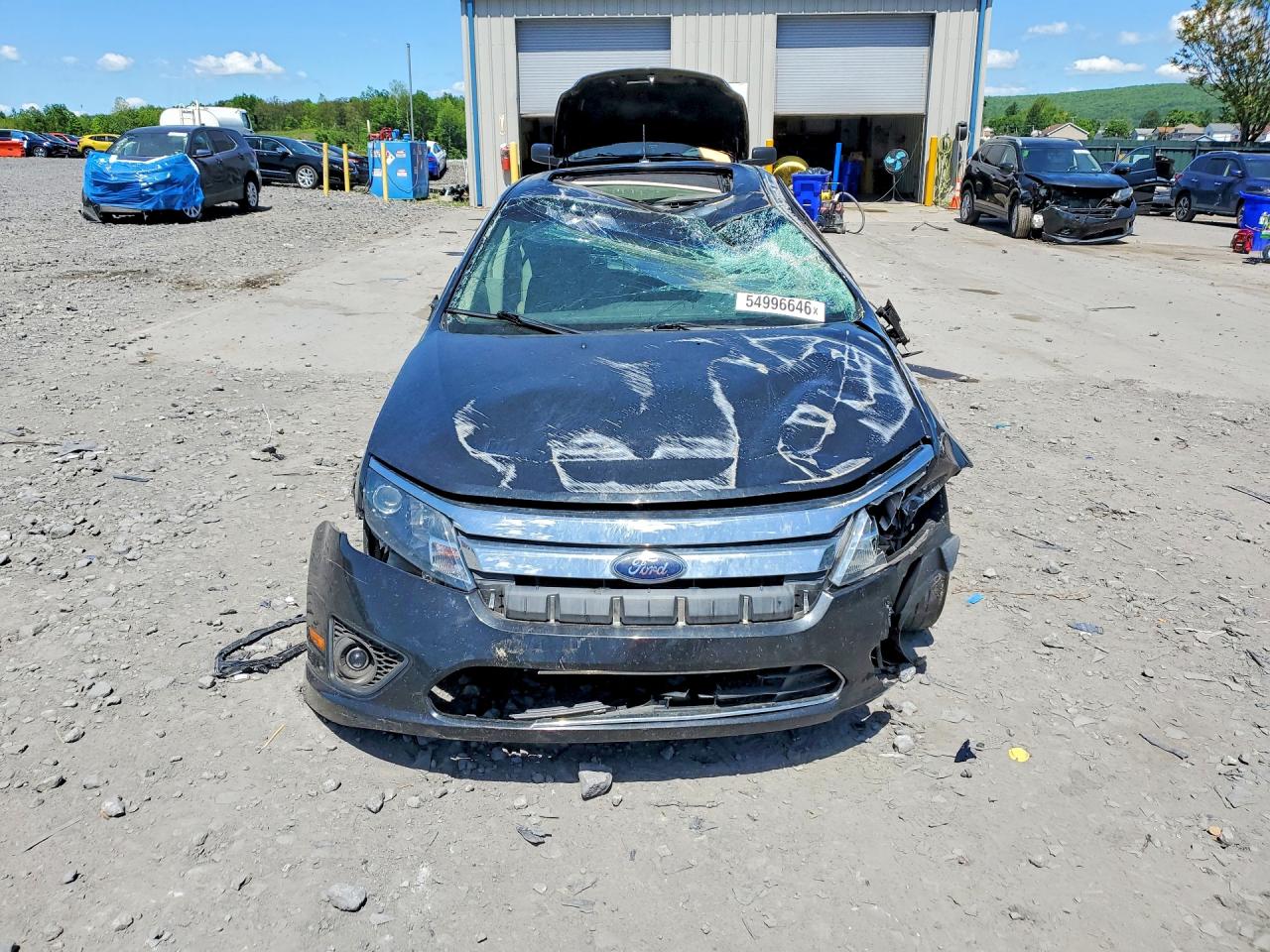 2010 Ford Fusion Se Black vin: 3FAHP0HA7AR211313