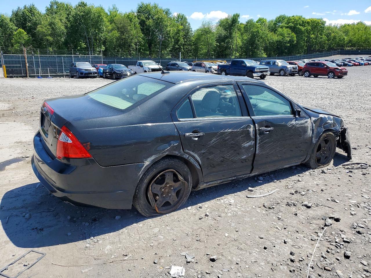 2010 Ford Fusion Se Black vin: 3FAHP0HA7AR211313