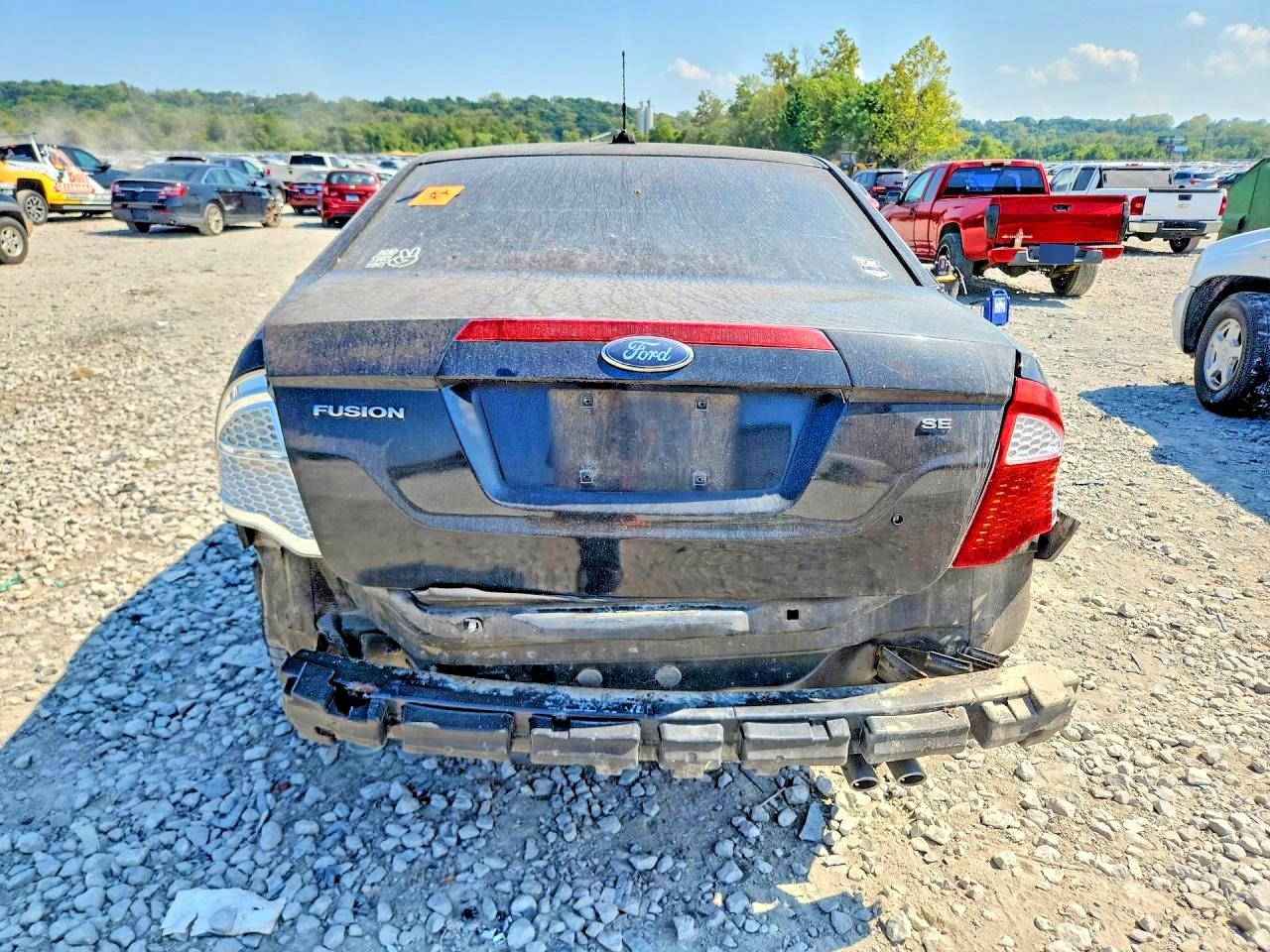 2010 Ford Fusion Se Black vin: 3FAHP0HA7AR222375