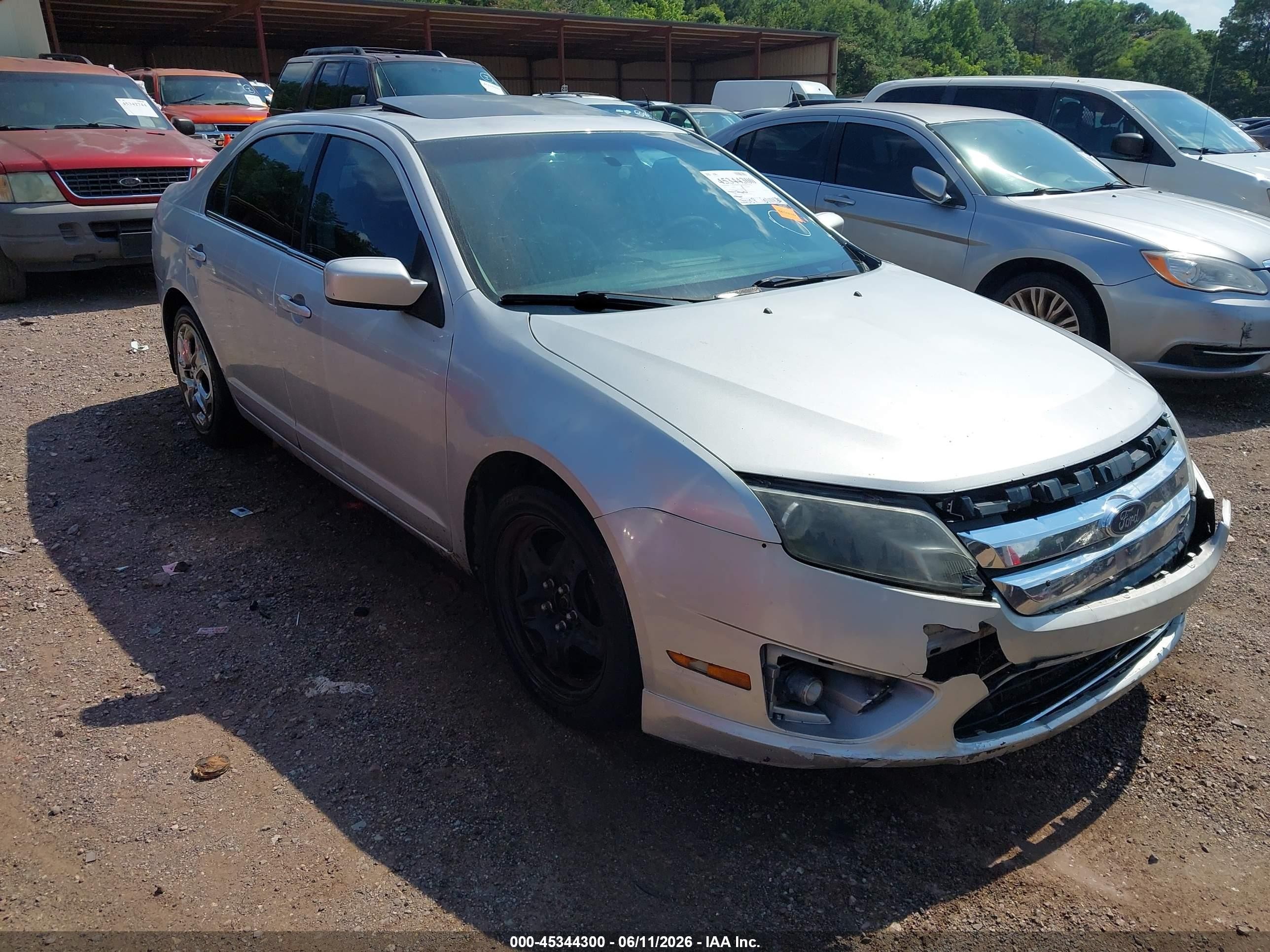 2010 Ford Fusion Se Silver vin: 3FAHP0HA7AR235675