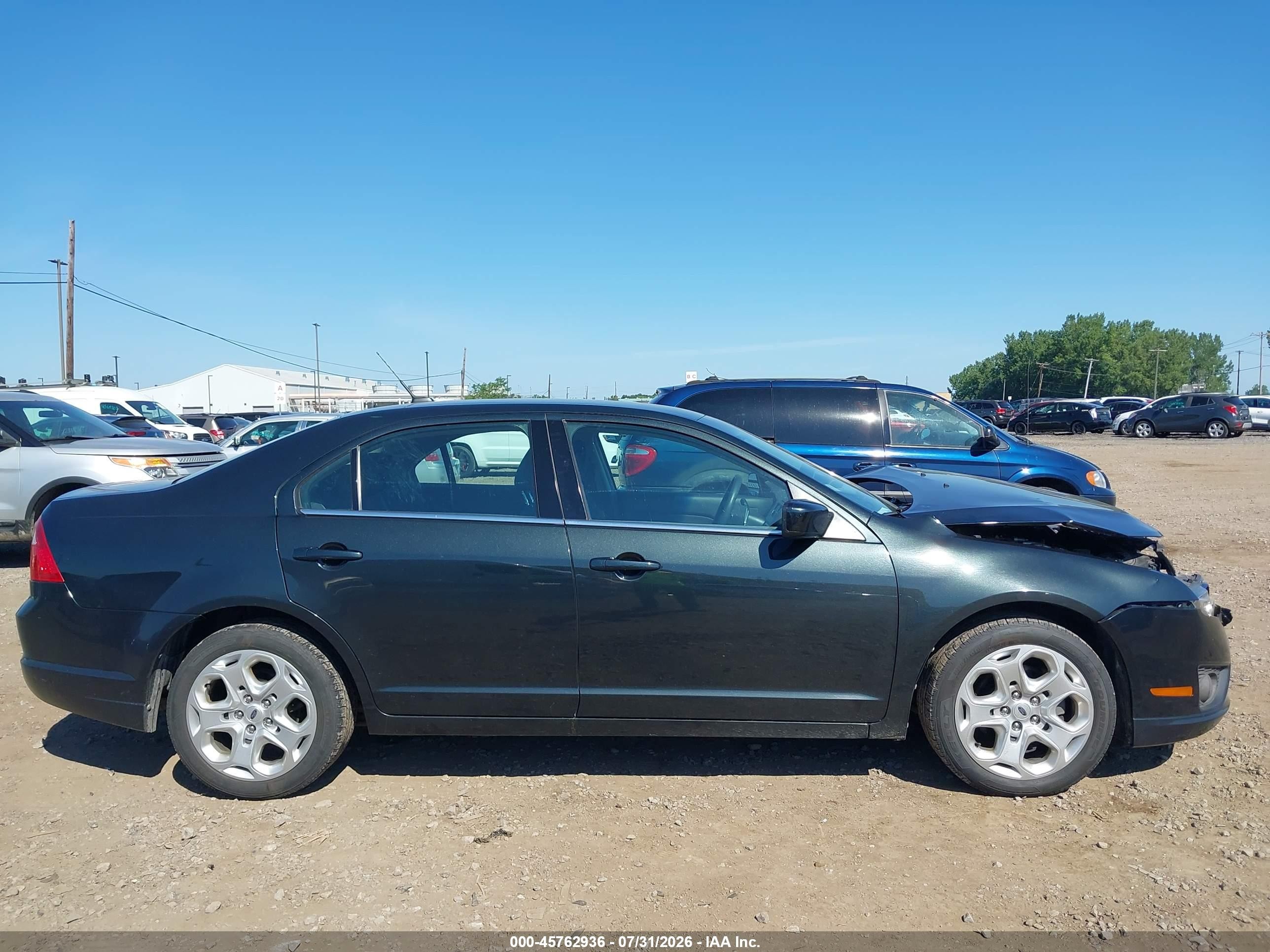 2010 Ford Fusion Se Green vin: 3FAHP0HA7AR239631