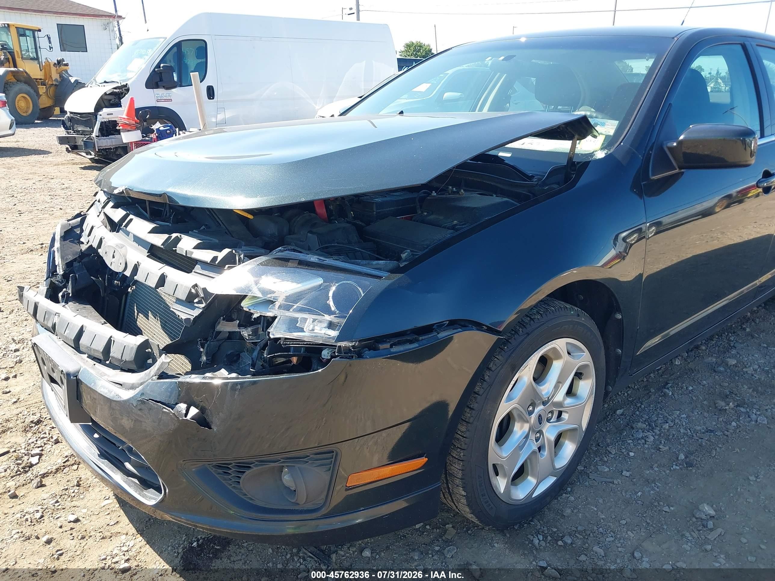 2010 Ford Fusion Se Green vin: 3FAHP0HA7AR239631