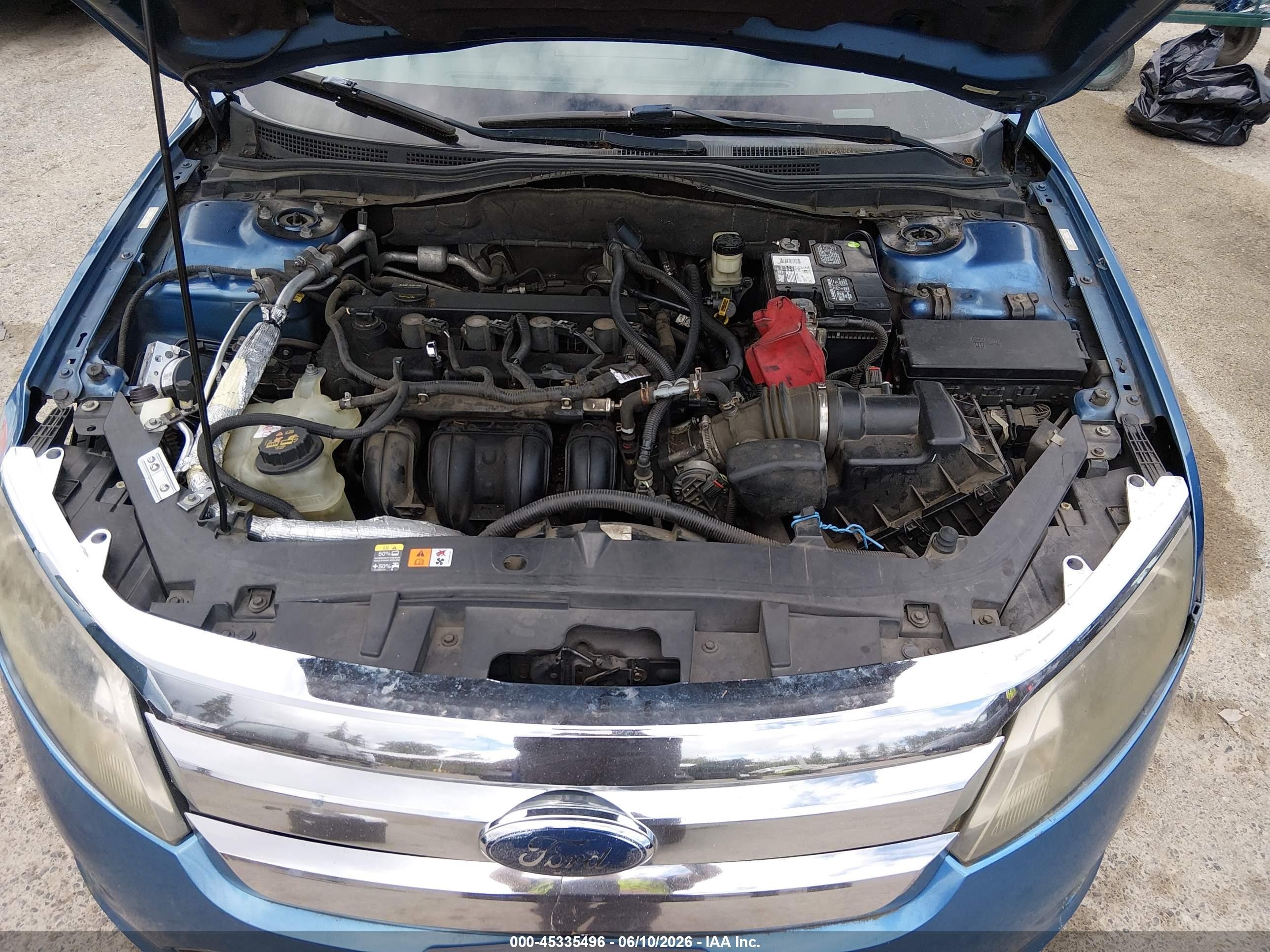 2010 Ford Fusion Se Blue vin: 3FAHP0HA7AR252265