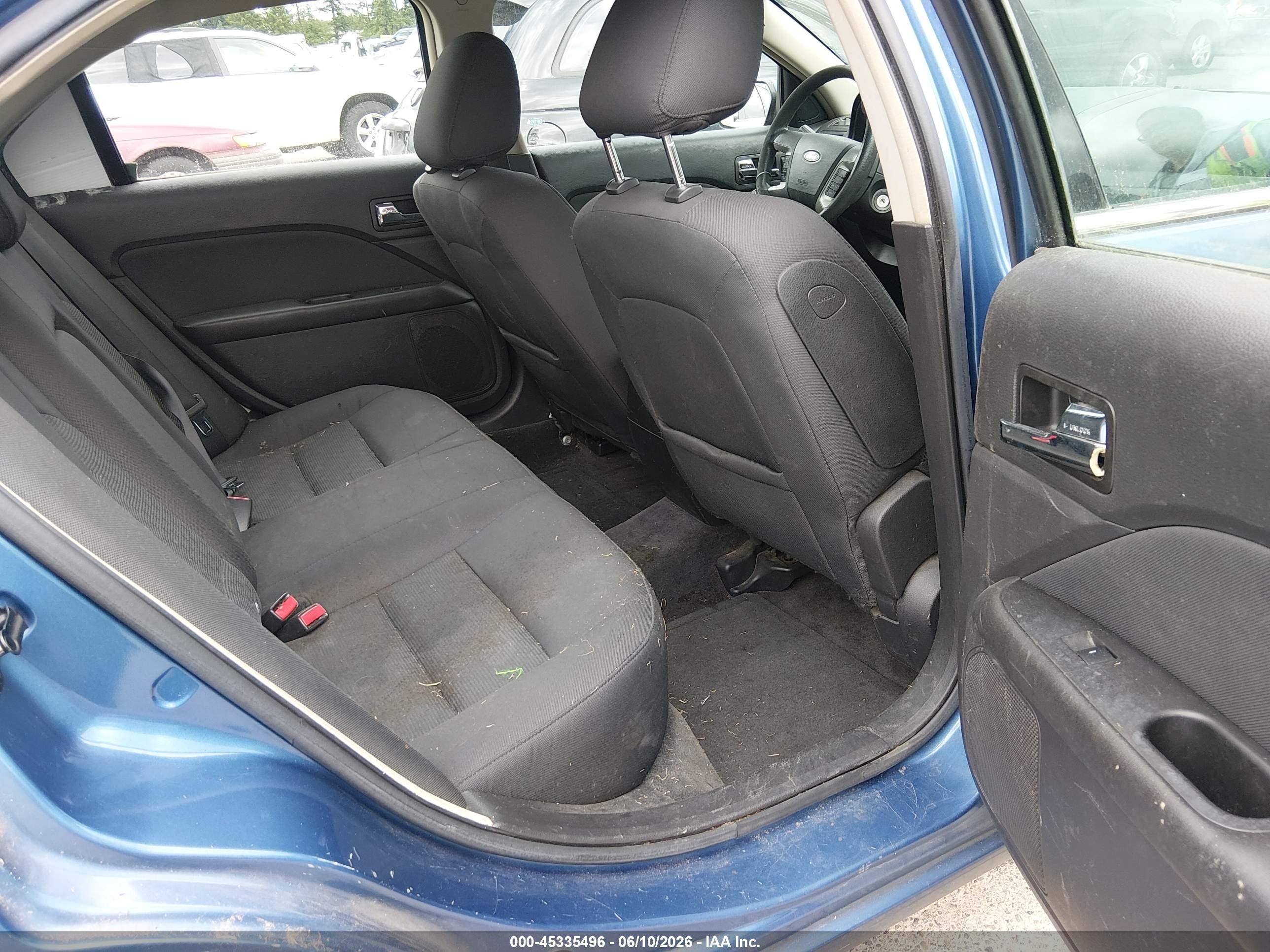 2010 Ford Fusion Se Blue vin: 3FAHP0HA7AR252265