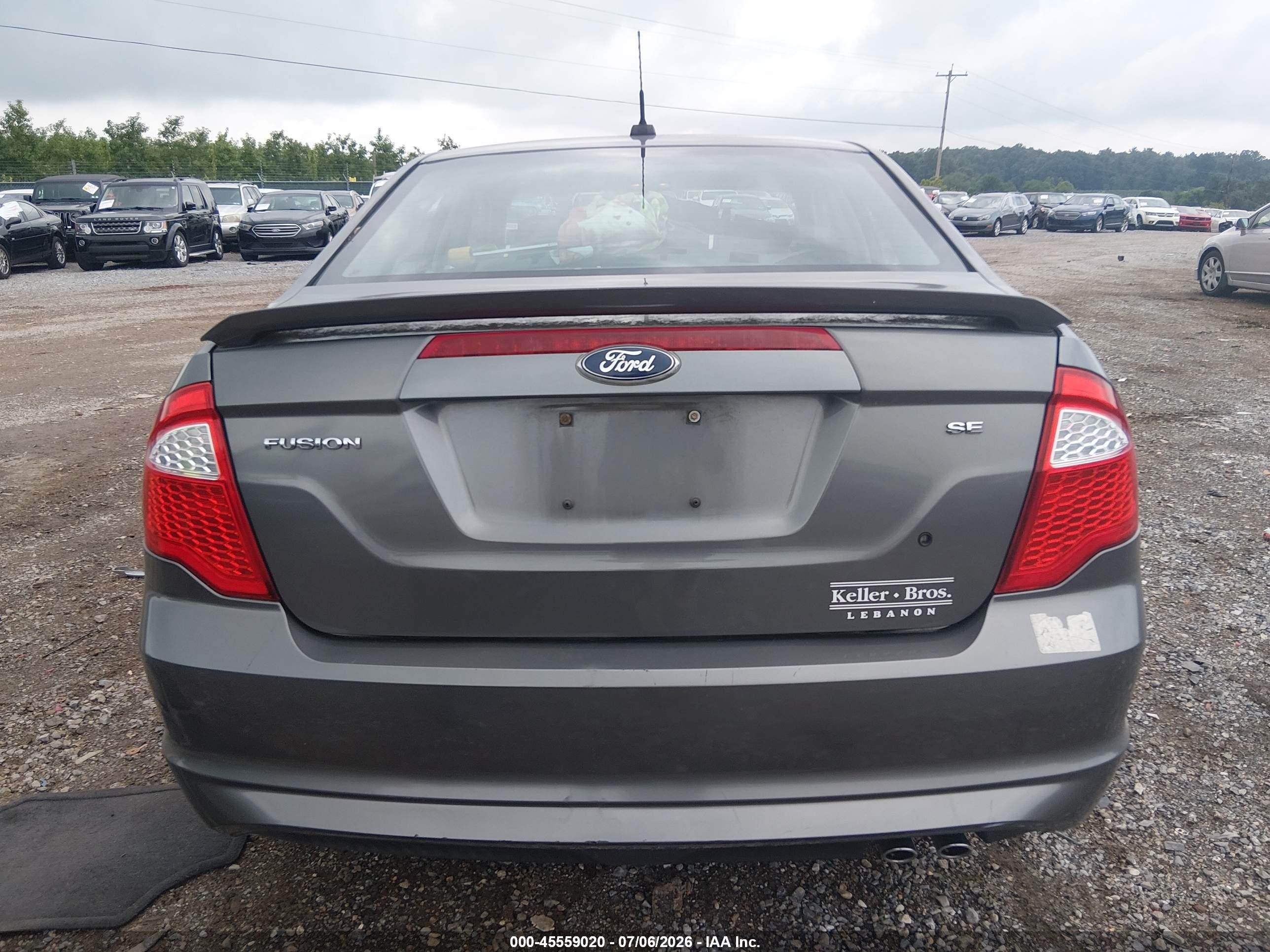 2010 Ford Fusion Se Gray vin: 3FAHP0HA7AR387312