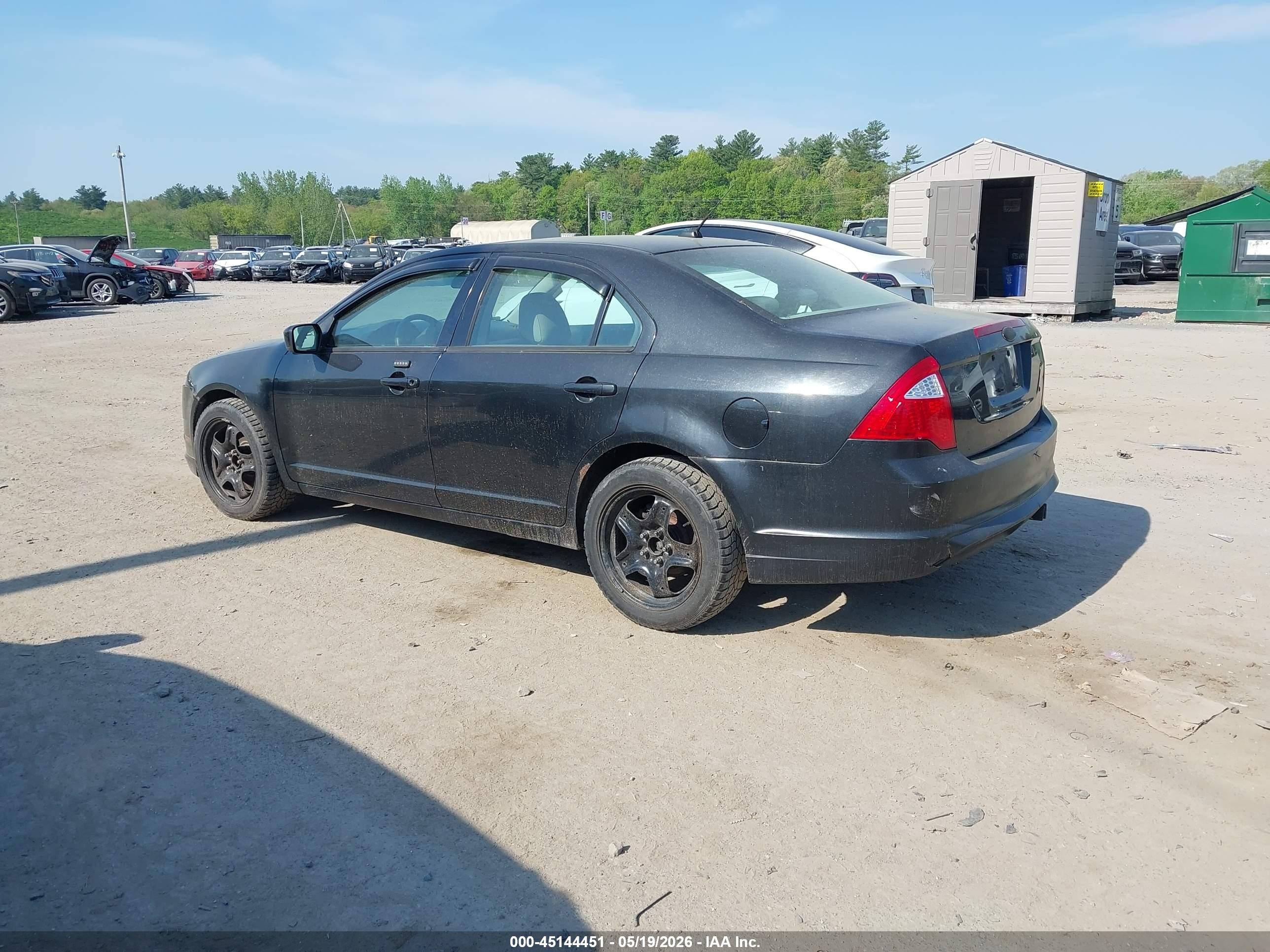 2010 Ford Fusion Se Black vin: 3FAHP0HA7AR395815