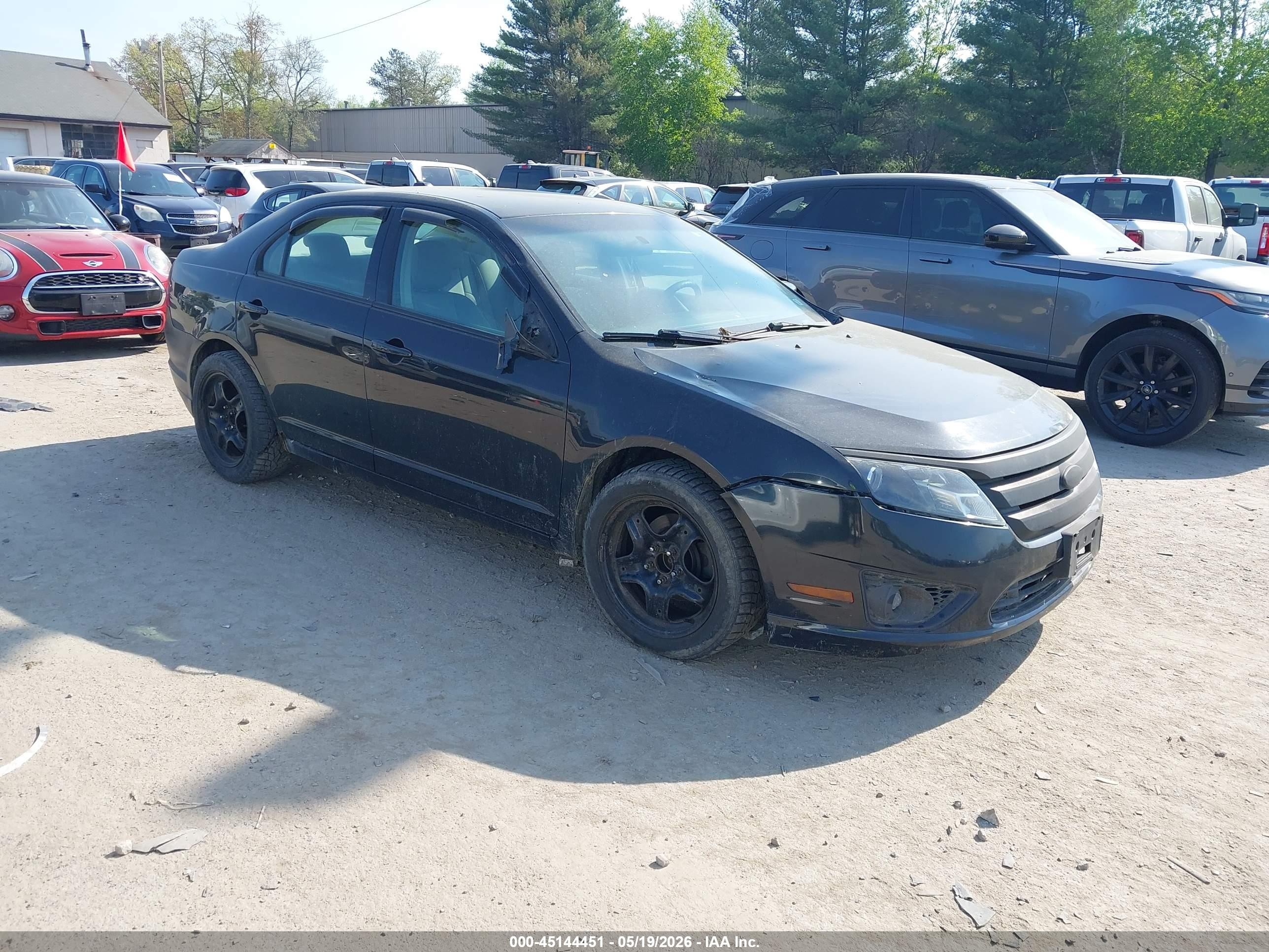 2010 Ford Fusion Se Black vin: 3FAHP0HA7AR395815